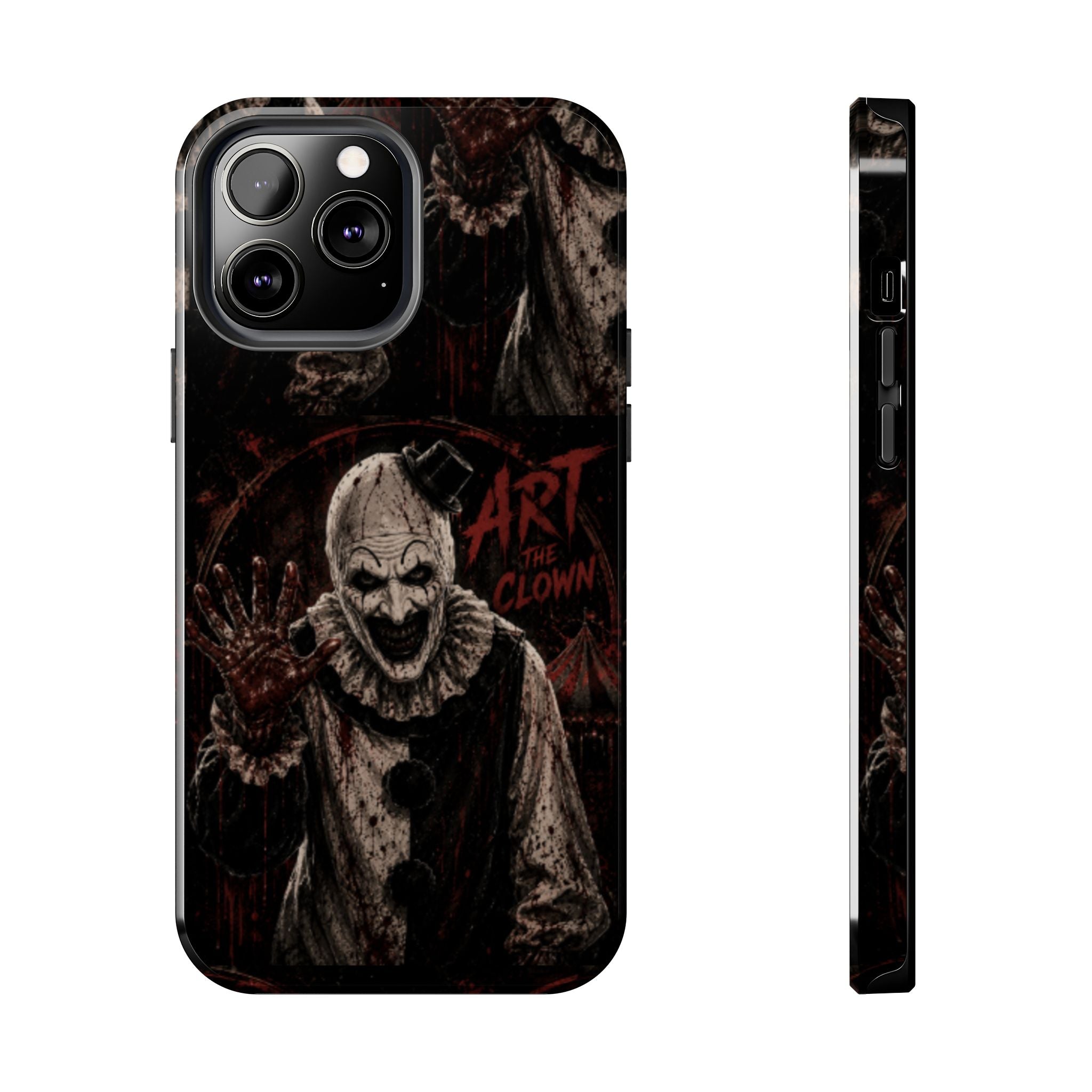 Horror Clown Tough Phone Case — 'Art the Clown' Scary Protective Cover