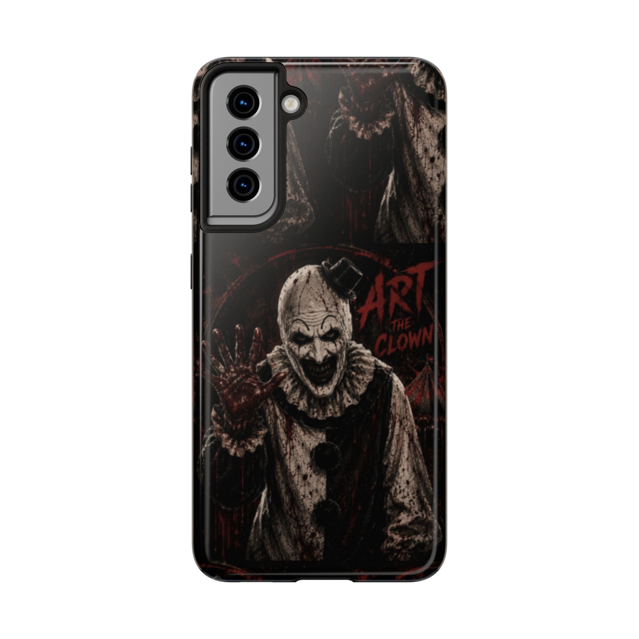 Horror Clown Tough Phone Case — 'Art the Clown' Scary Protective Cover