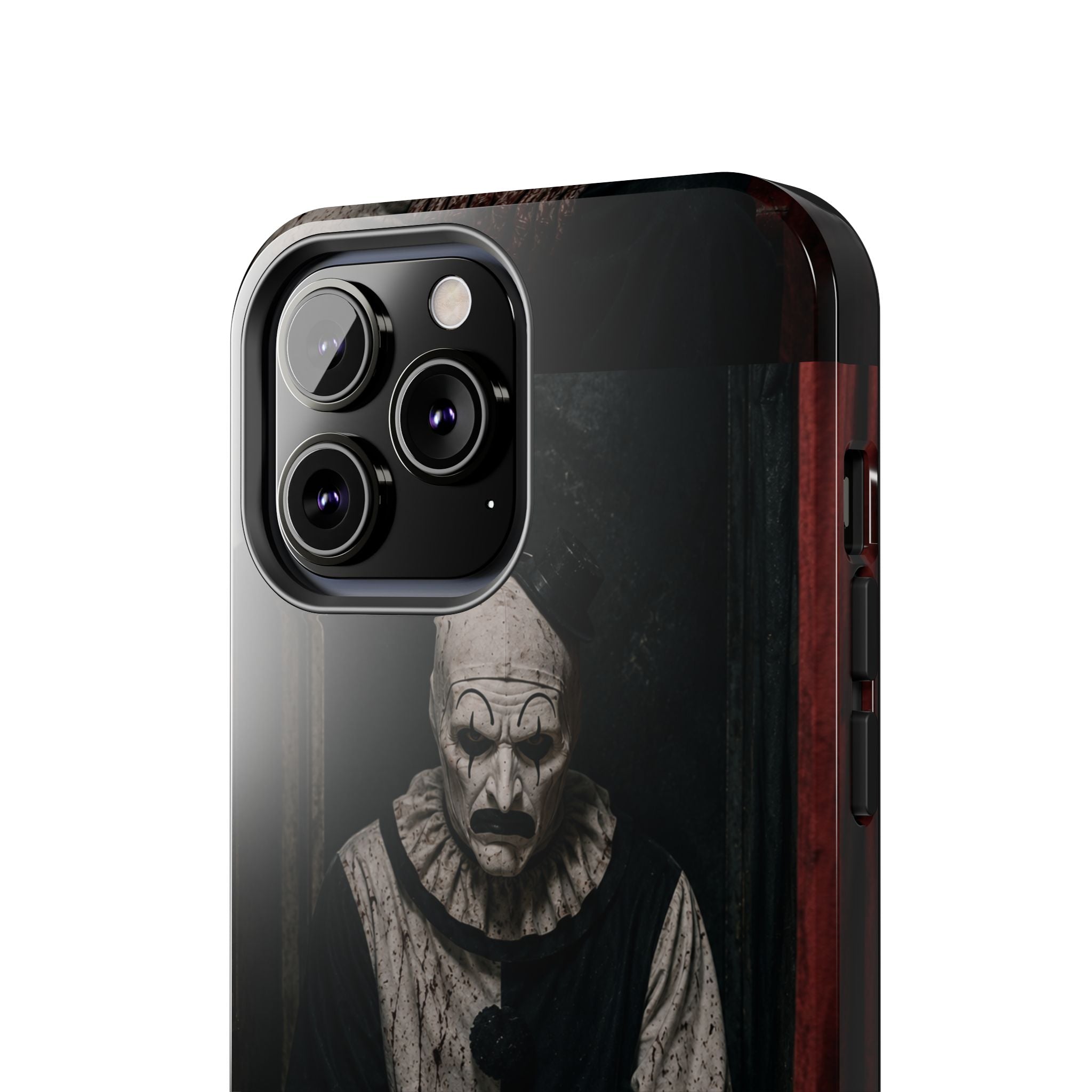 Horror Clown Tough Phone Case — Dark Creepy Circus Scary Protective Cover
