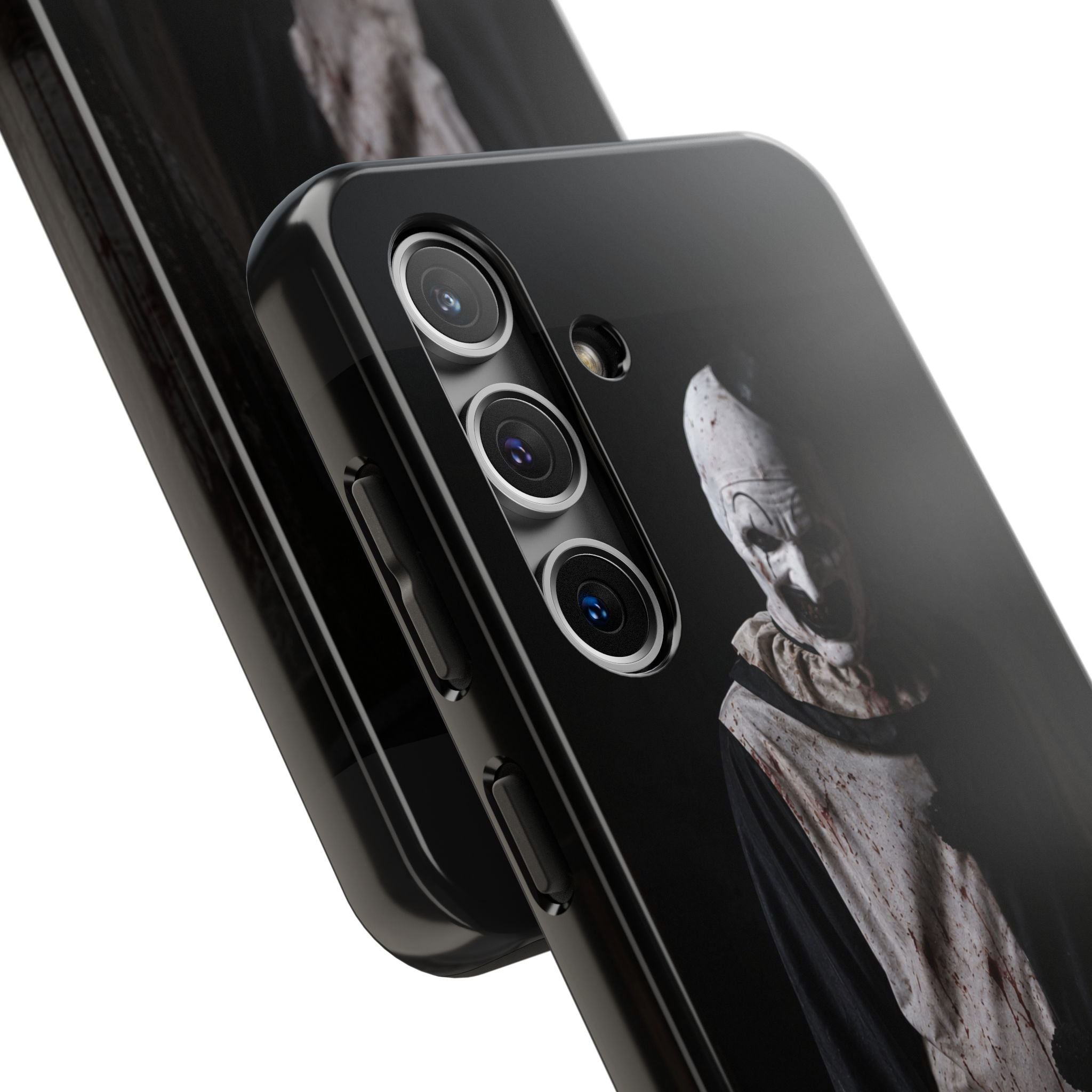 Horror Clown Tough Phone Case – Dark Scary Masked Killer Design for Halloween