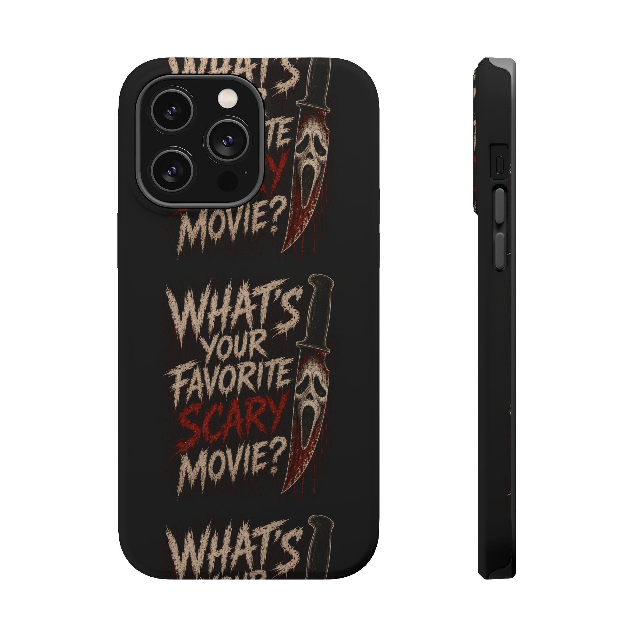 Scream 'What's Your Favorite Scary Movie?' Magnetic Impact Phone Case