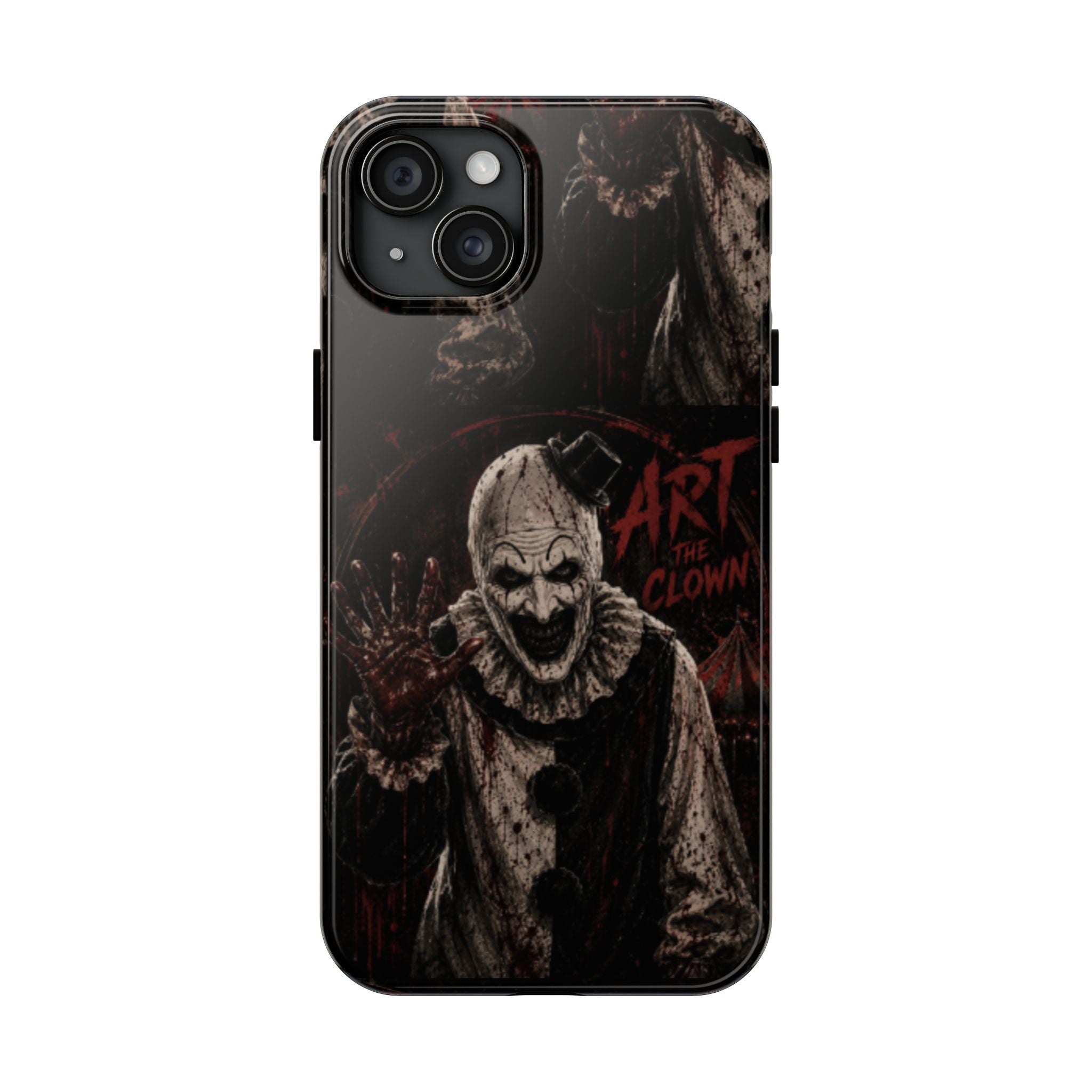 Horror Clown Tough Phone Case — 'Art the Clown' Scary Protective Cover