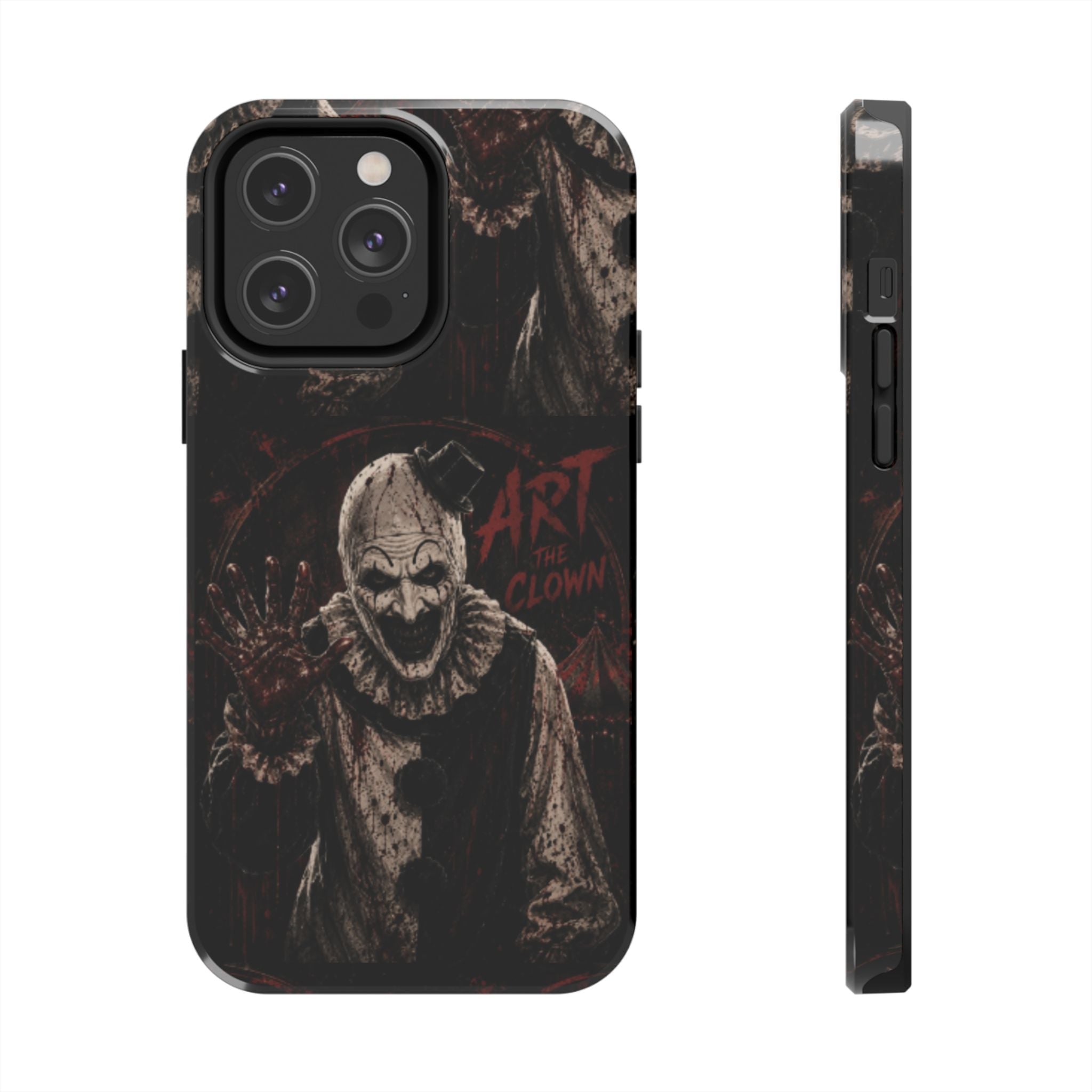 Horror Clown Tough Phone Case — 'Art the Clown' Scary Protective Cover