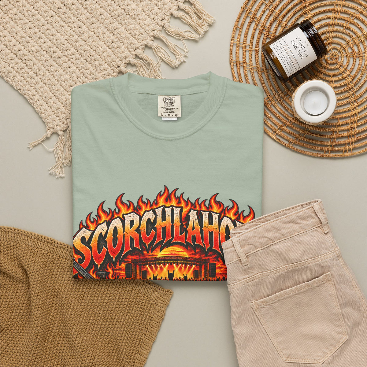 T-Shirt — Scorchlahoma 2026 Flame Graphic Tee