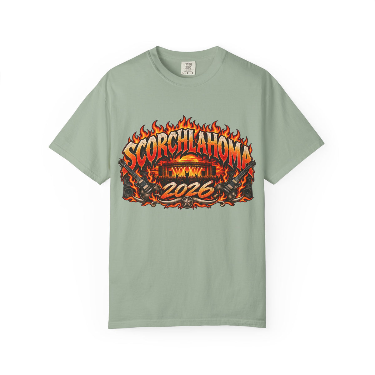 T-Shirt — Scorchlahoma 2026 Flame Graphic Tee