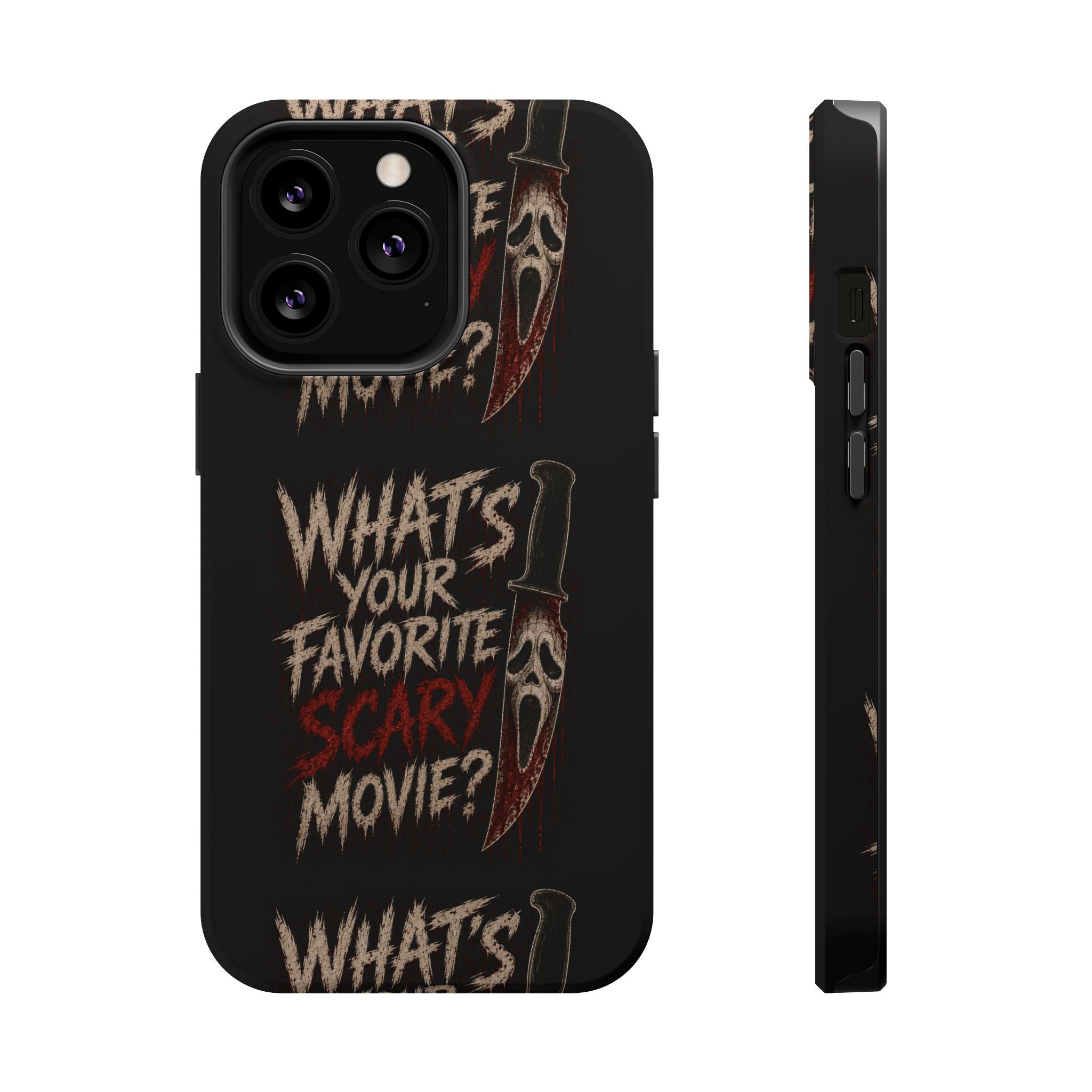 Scream 'What's Your Favorite Scary Movie?' Magnetic Impact Phone Case