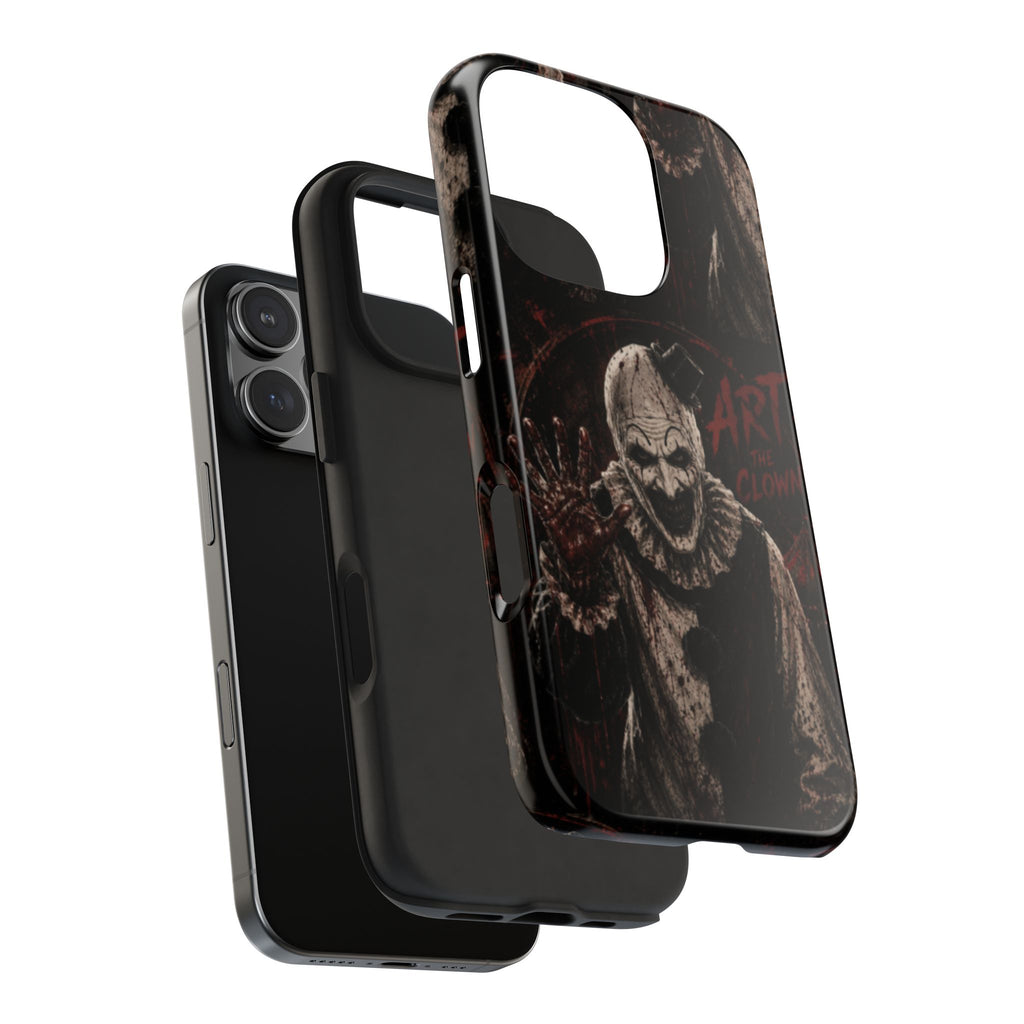 Horror Clown Tough Phone Case — 'Art the Clown' Scary Protective Cover