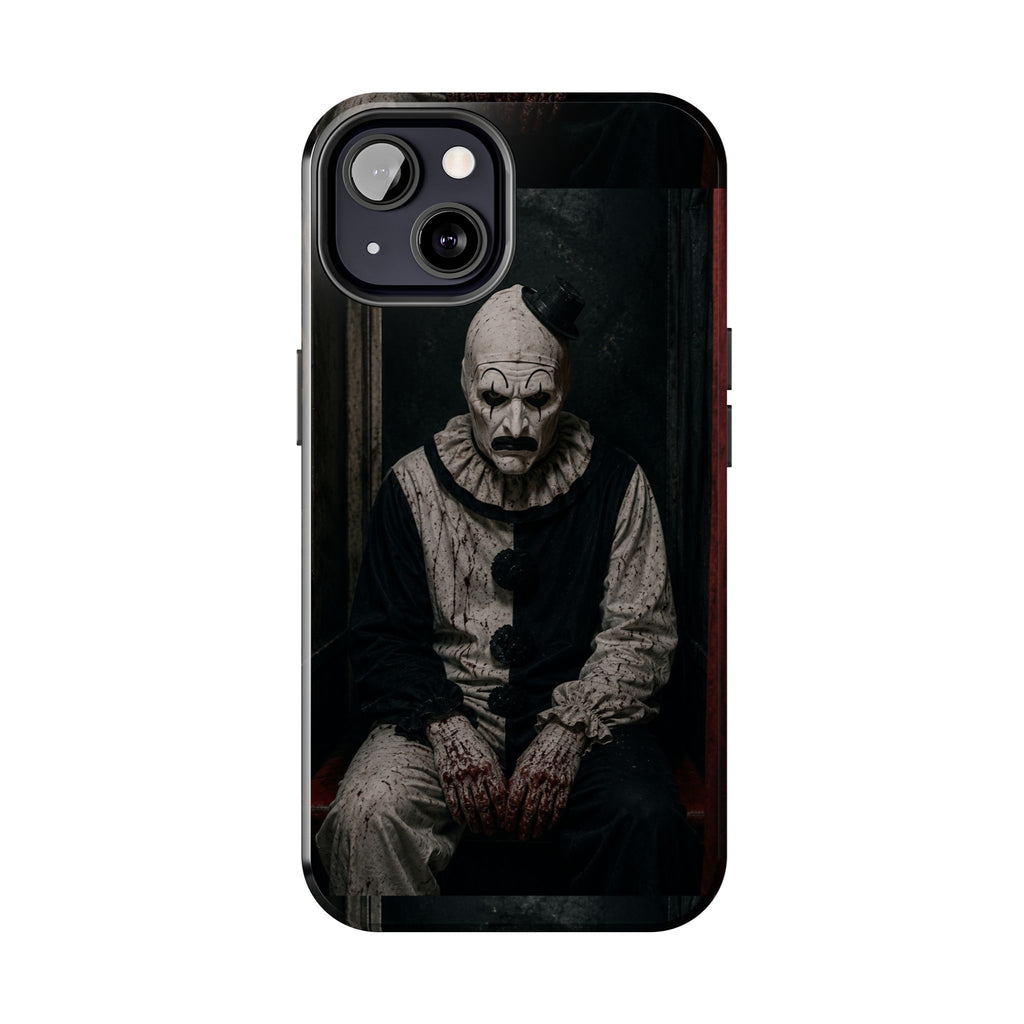 Horror Clown Tough Phone Case — Dark Creepy Circus Scary Protective Cover