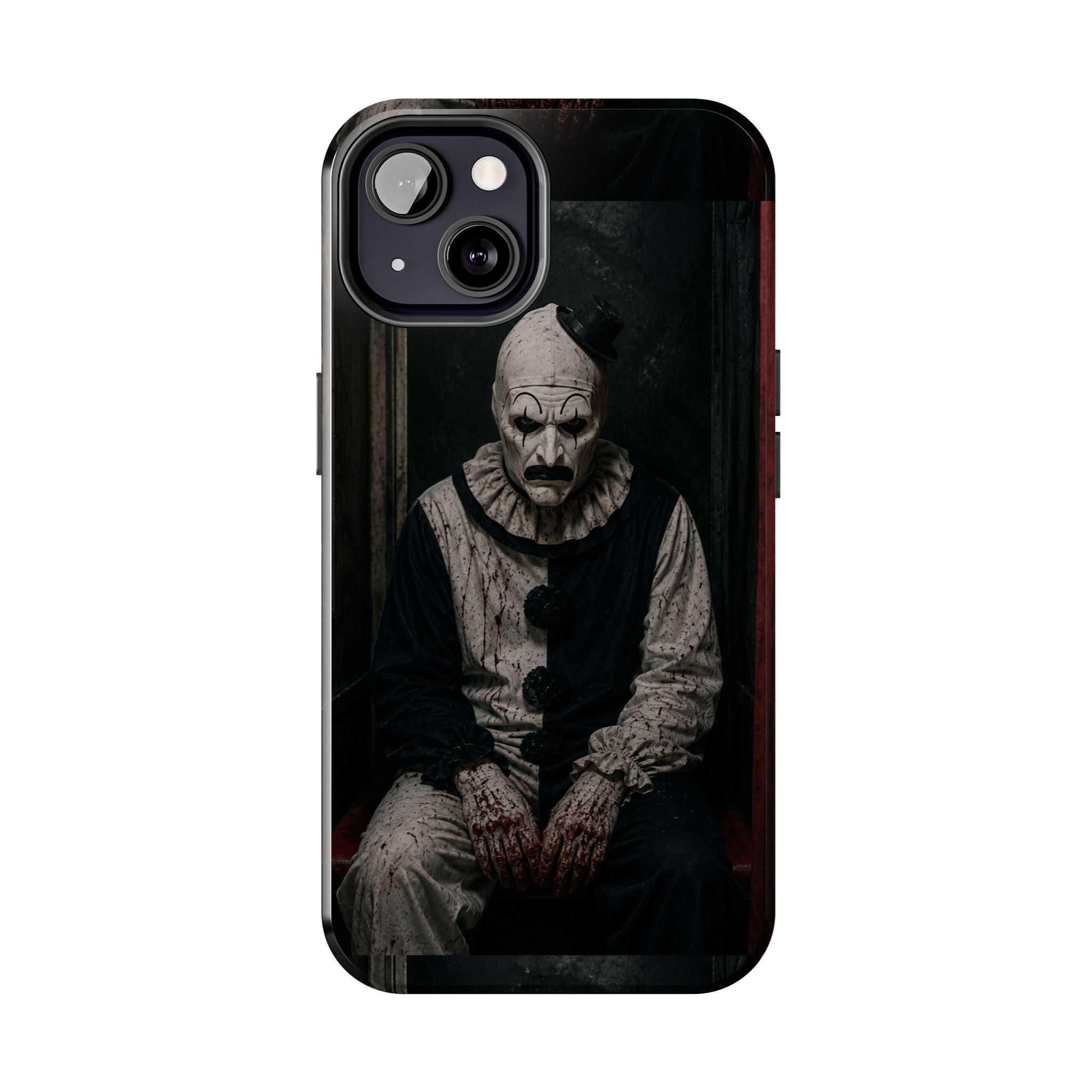 Horror Clown Tough Phone Case — Dark Creepy Circus Scary Protective Cover