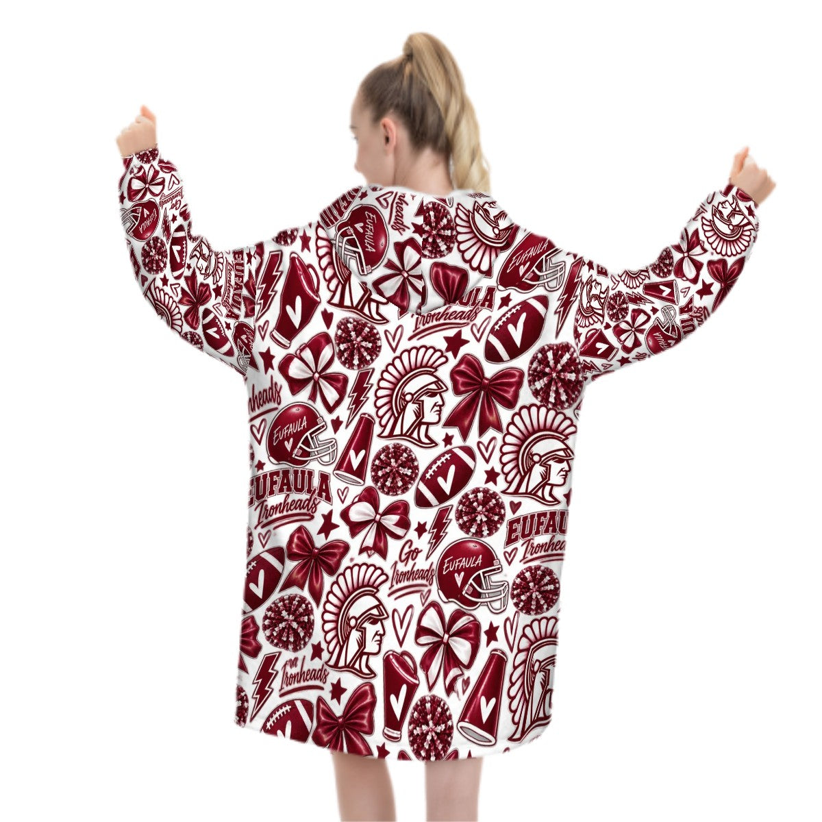 Adult Blanket Hoodie Eufaula Etown