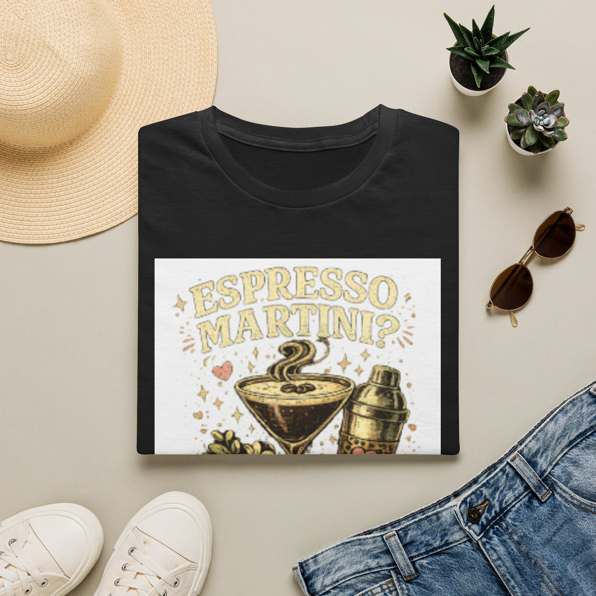 Espresso Martini T-Shirt — "Don't Bother Me, I Need Coffee Time" Cocktail Tee