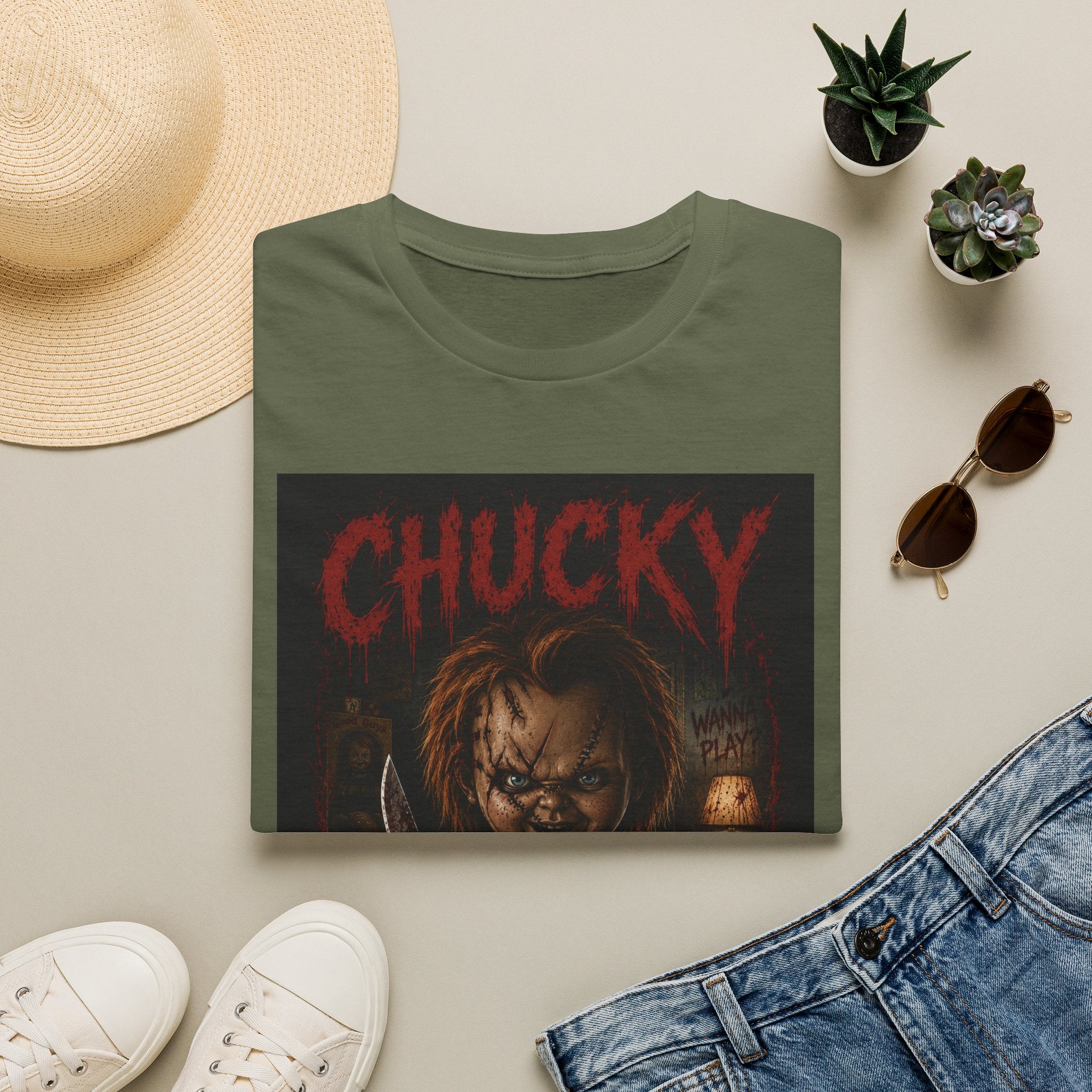 Chucky Horror Movie T-Shirt — Retro Killer Doll Graphic Tee