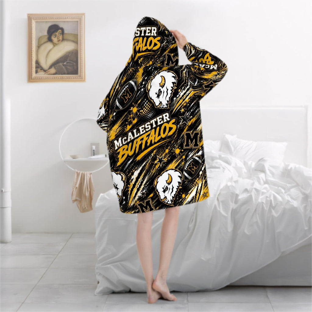 Adult Blanket Hoodie McAlester Buffalos