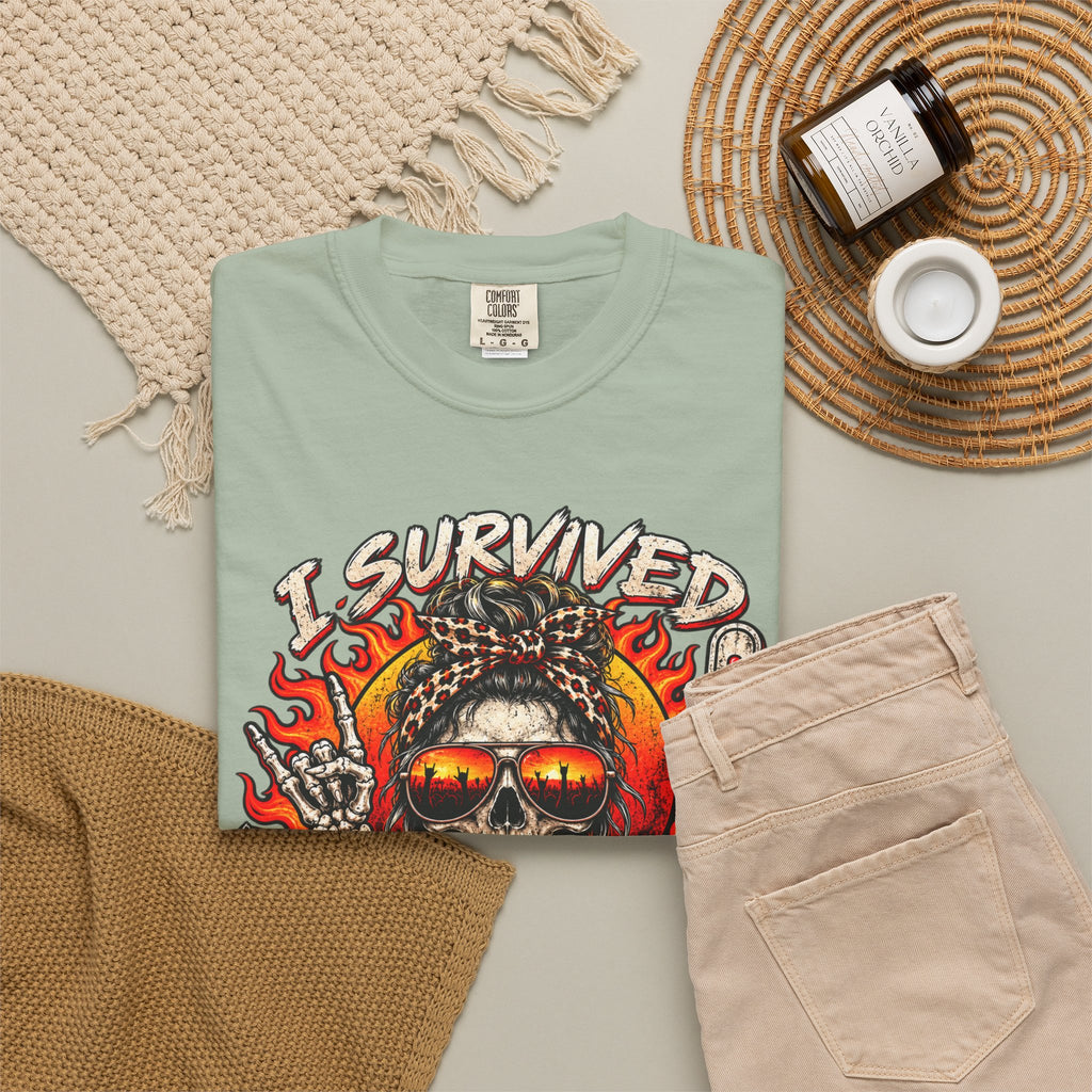 I Survived Scorchlahoma 2025 T-Shirt — Rock Festival Skull & Flames Souvenir