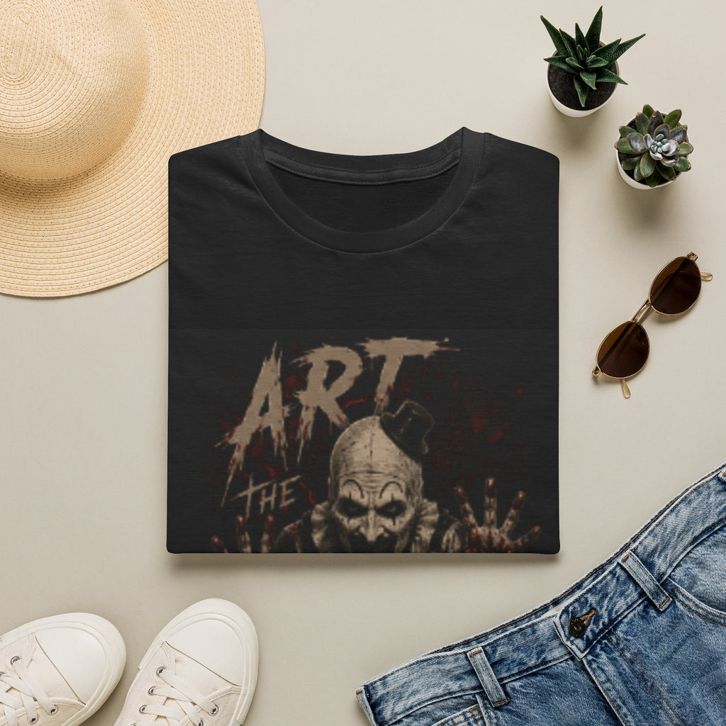 Horror Clown T-Shirt — "Art the Clown" Scary Graphic Tee for Halloween