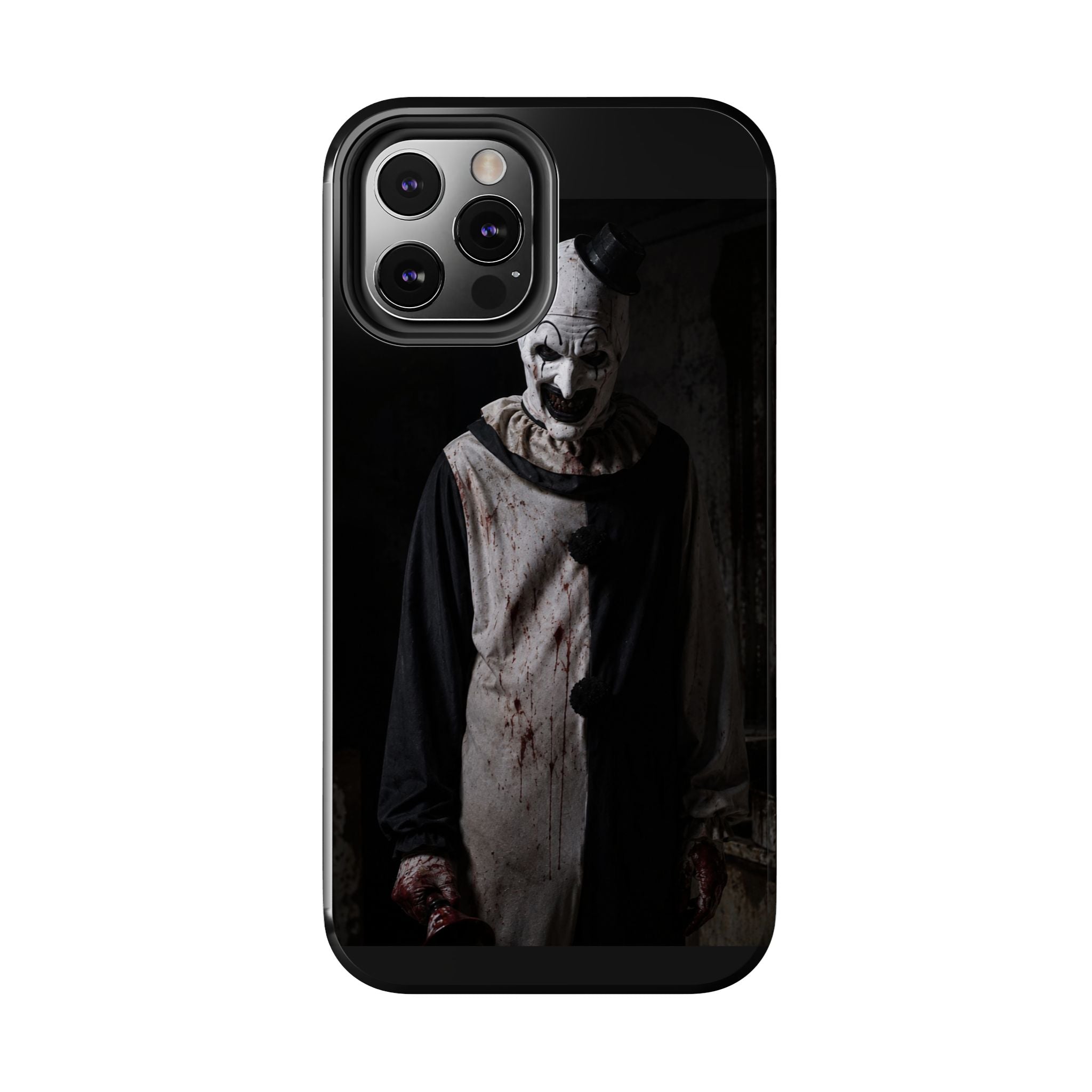 Horror Clown Tough Phone Case – Dark Scary Masked Killer Design for Halloween