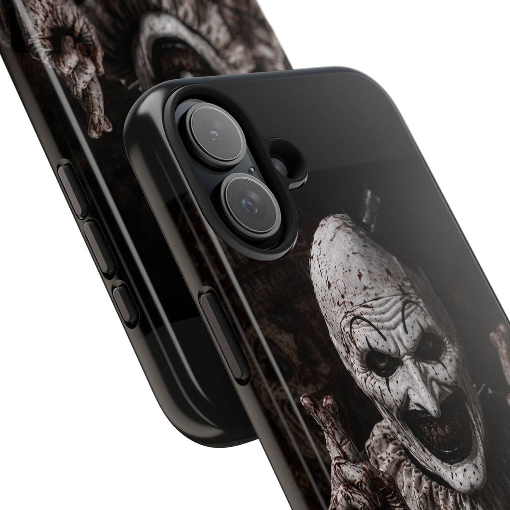 Horror Clown Tough Phone Case — Creepy Scary Clown Protective iPhone Cover