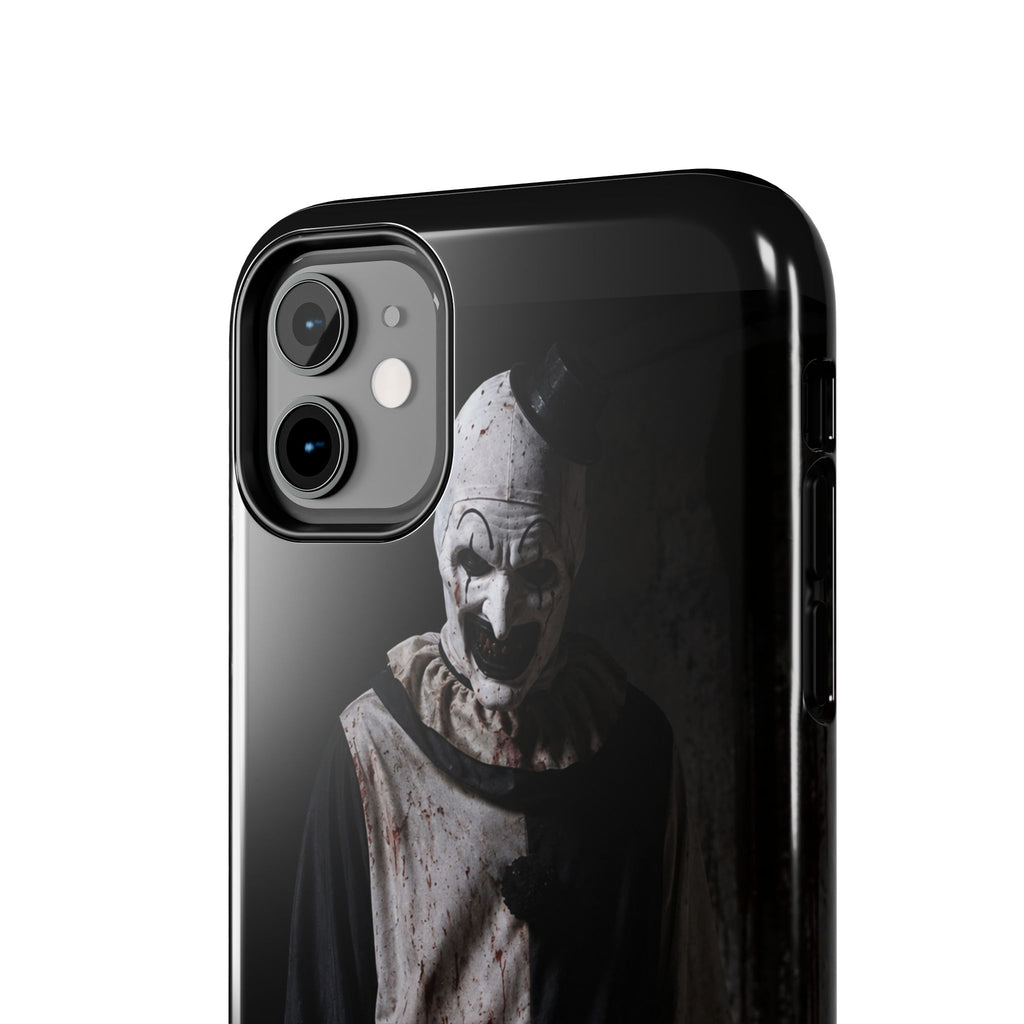 Horror Clown Tough Phone Case – Dark Scary Masked Killer Design for Halloween