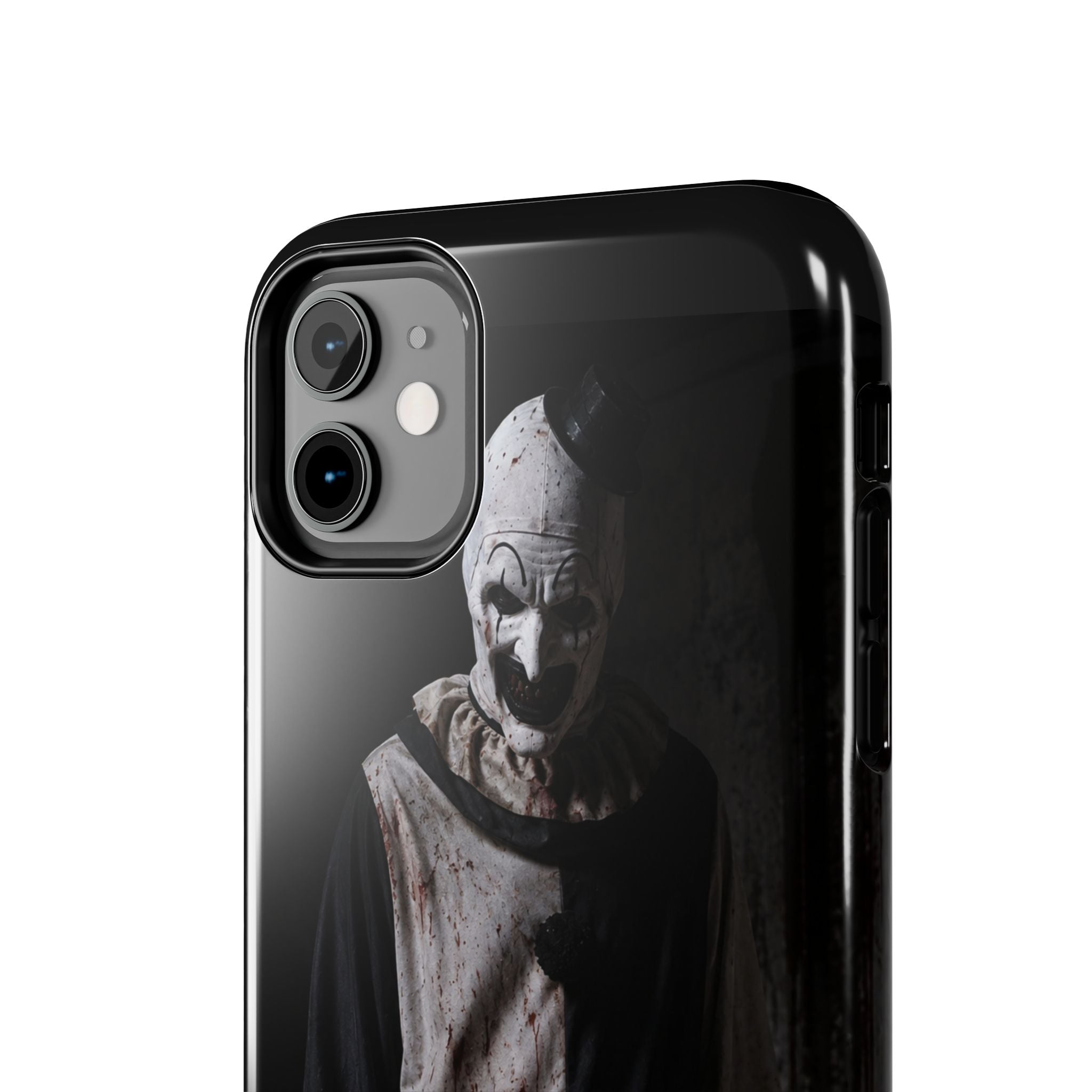 Horror Clown Tough Phone Case – Dark Scary Masked Killer Design for Halloween