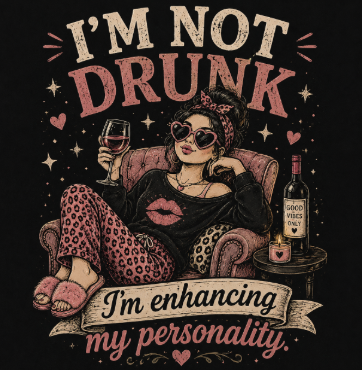 I’m Not Drunk T-Shirt — Funny Retro Drinking Graphic Tee