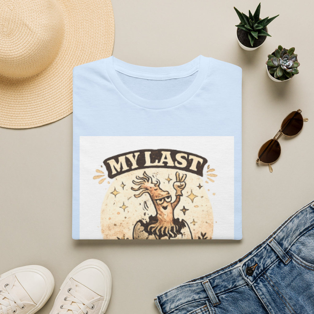T-Shirt — "My Last Brain Has Left the Chat" Funny Skeleton Tree Graphic Tee
