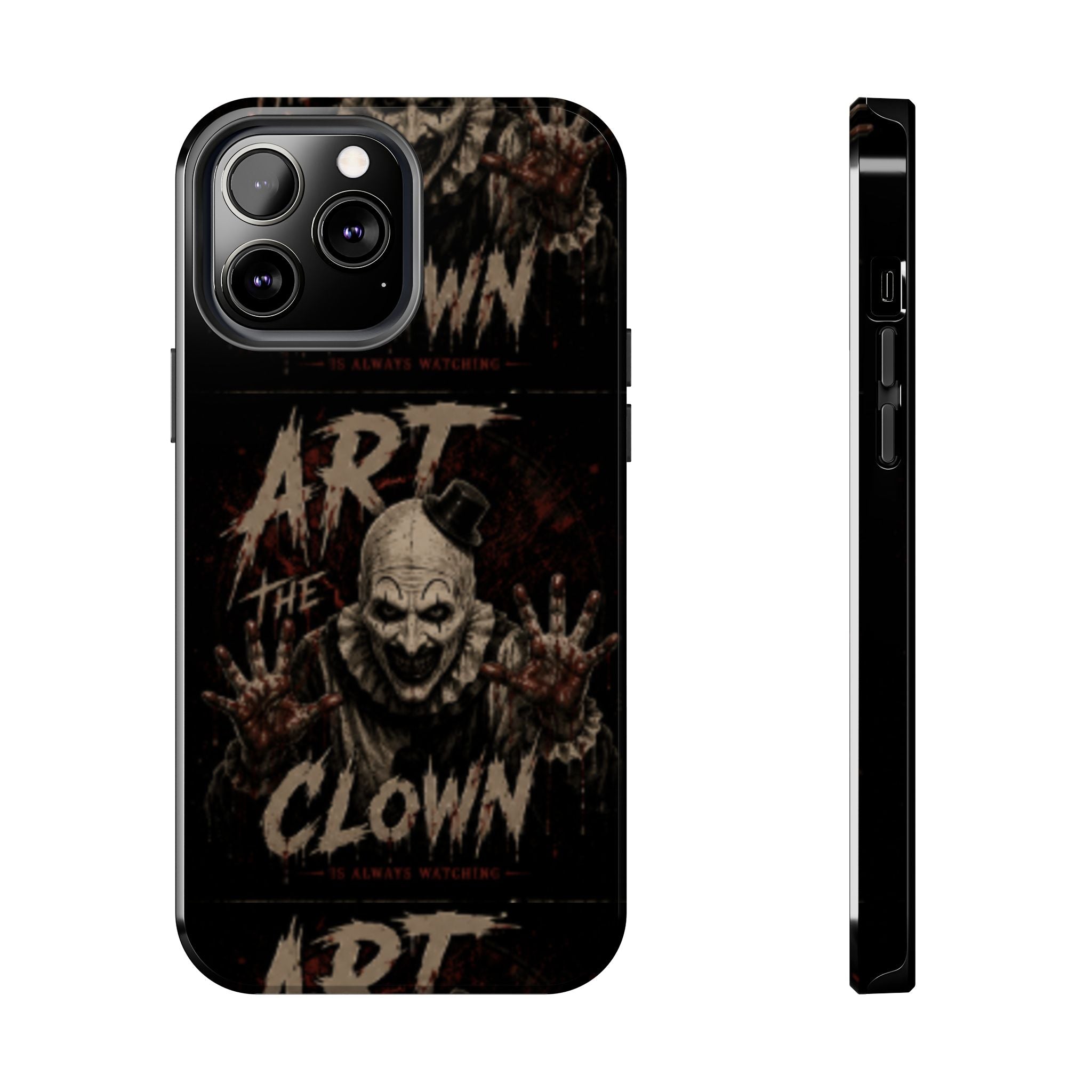 Horror Clown Tough Phone Case — 'Art the Clown' Scary Protective Cover
