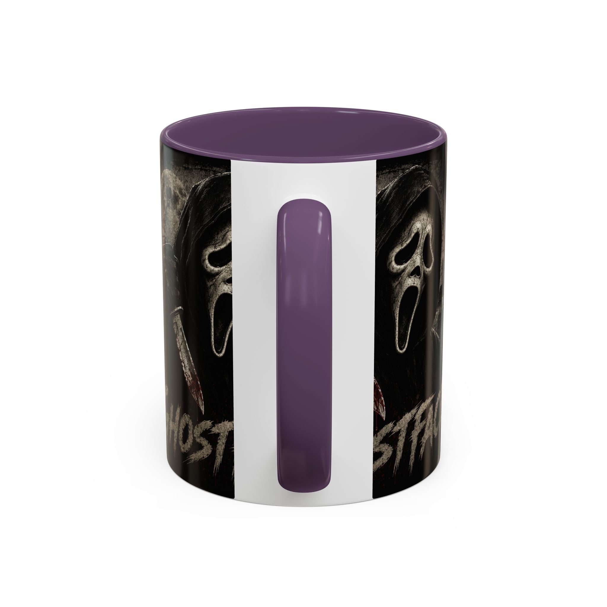 Ghostface Horror Coffee Mug – Halloween Killer Mask Design (11/15 oz)