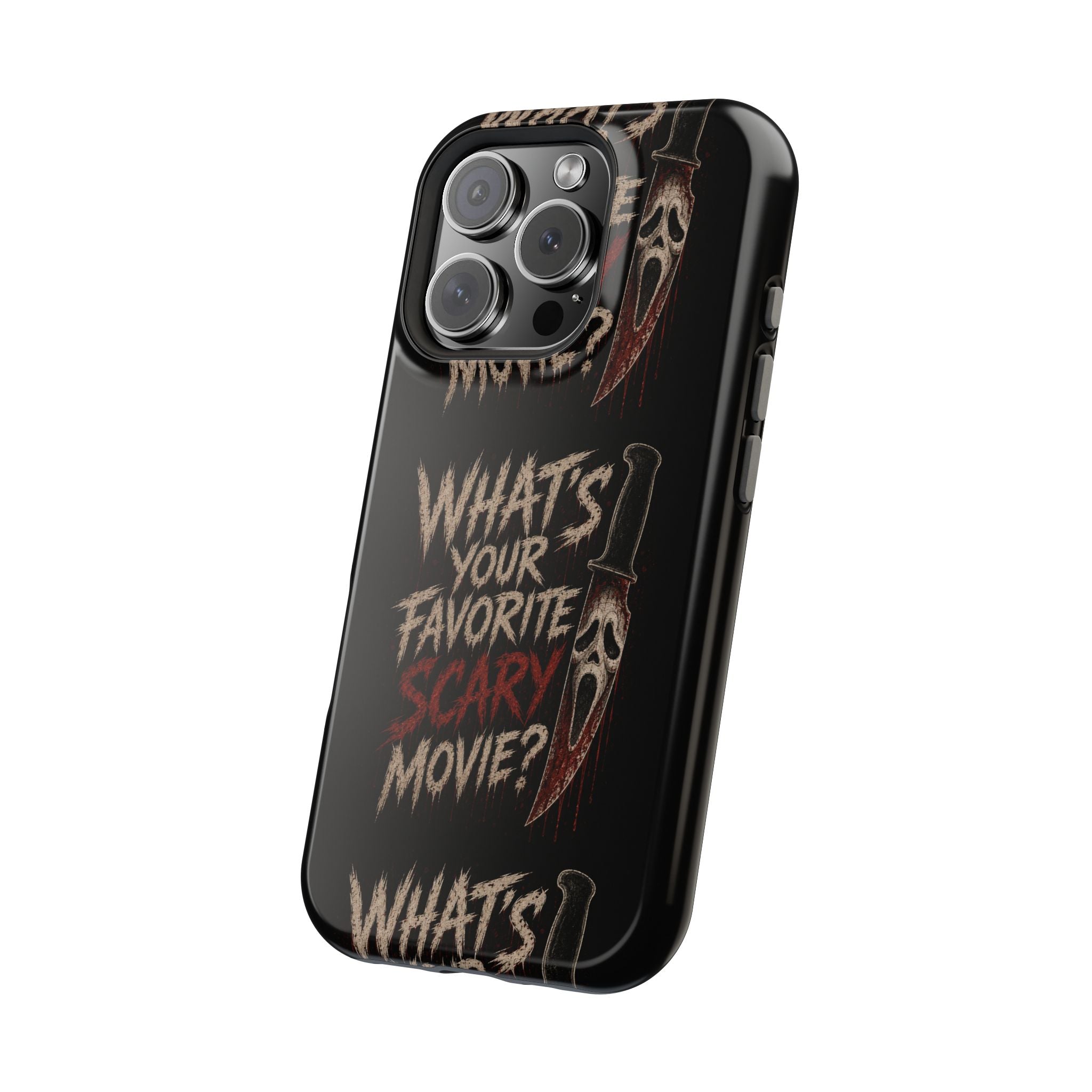 Scream 'What's Your Favorite Scary Movie?' Magnetic Impact Phone Case
