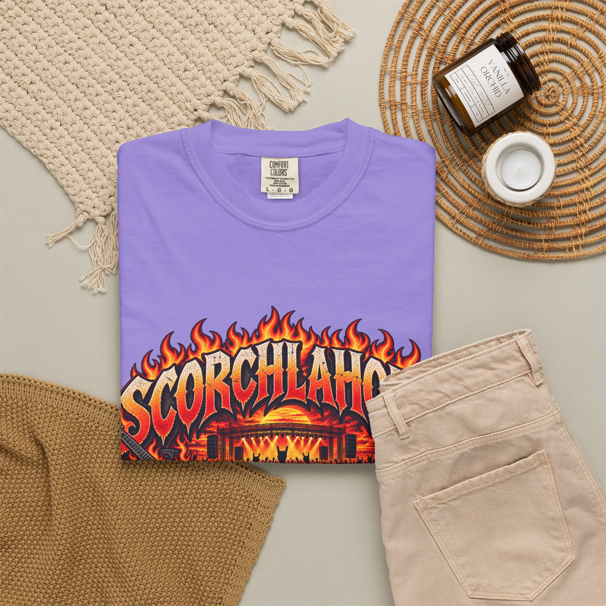 T-Shirt — Scorchlahoma 2026 Flame Graphic Tee