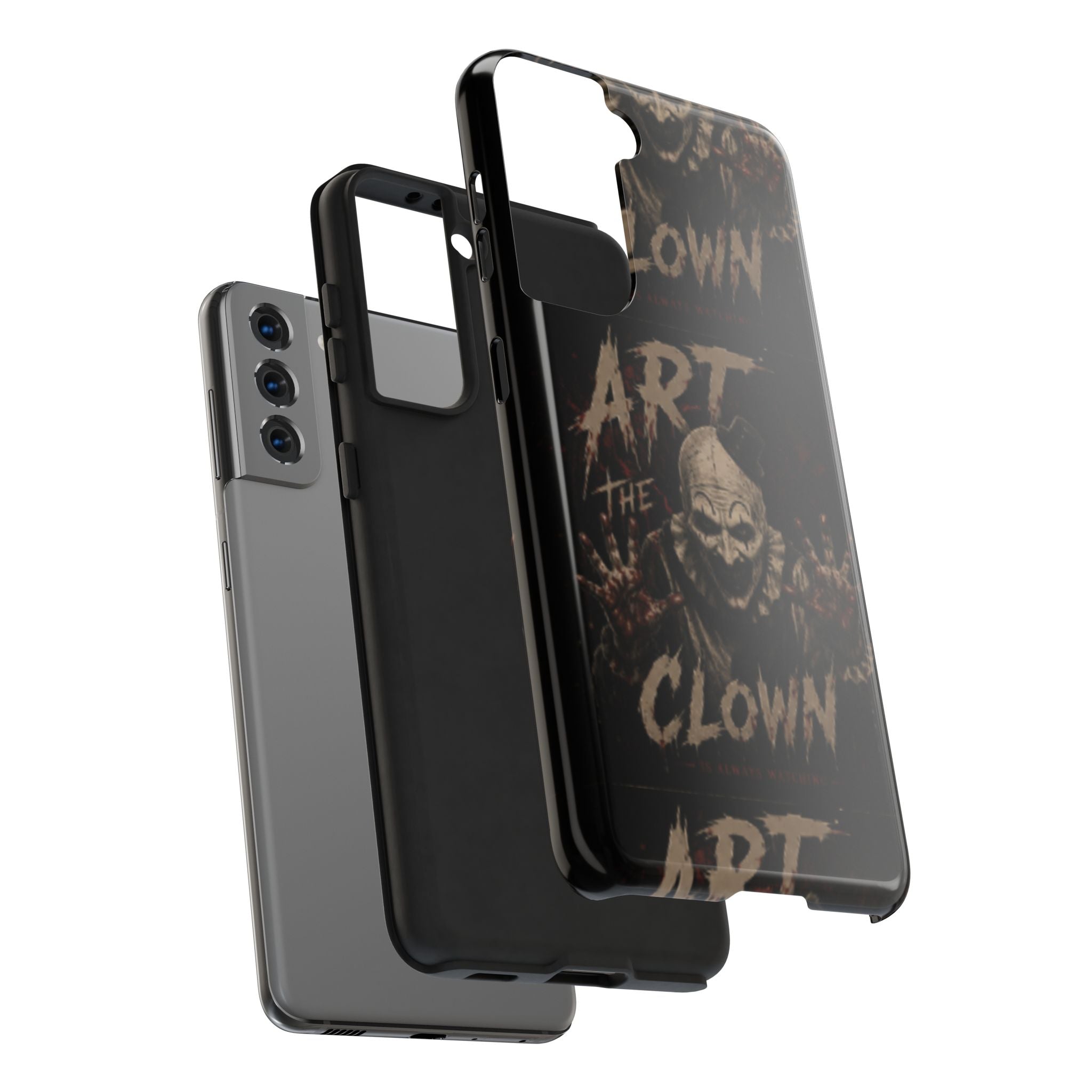 Horror Clown Tough Phone Case — 'Art the Clown' Scary Protective Cover