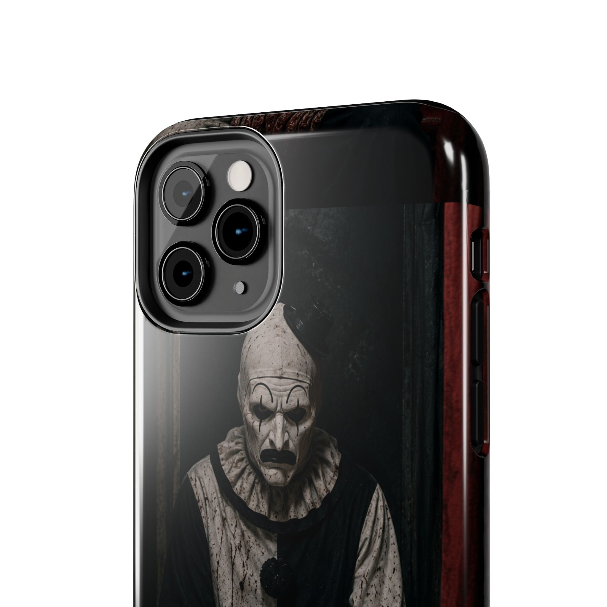 Horror Clown Tough Phone Case — Dark Creepy Circus Scary Protective Cover