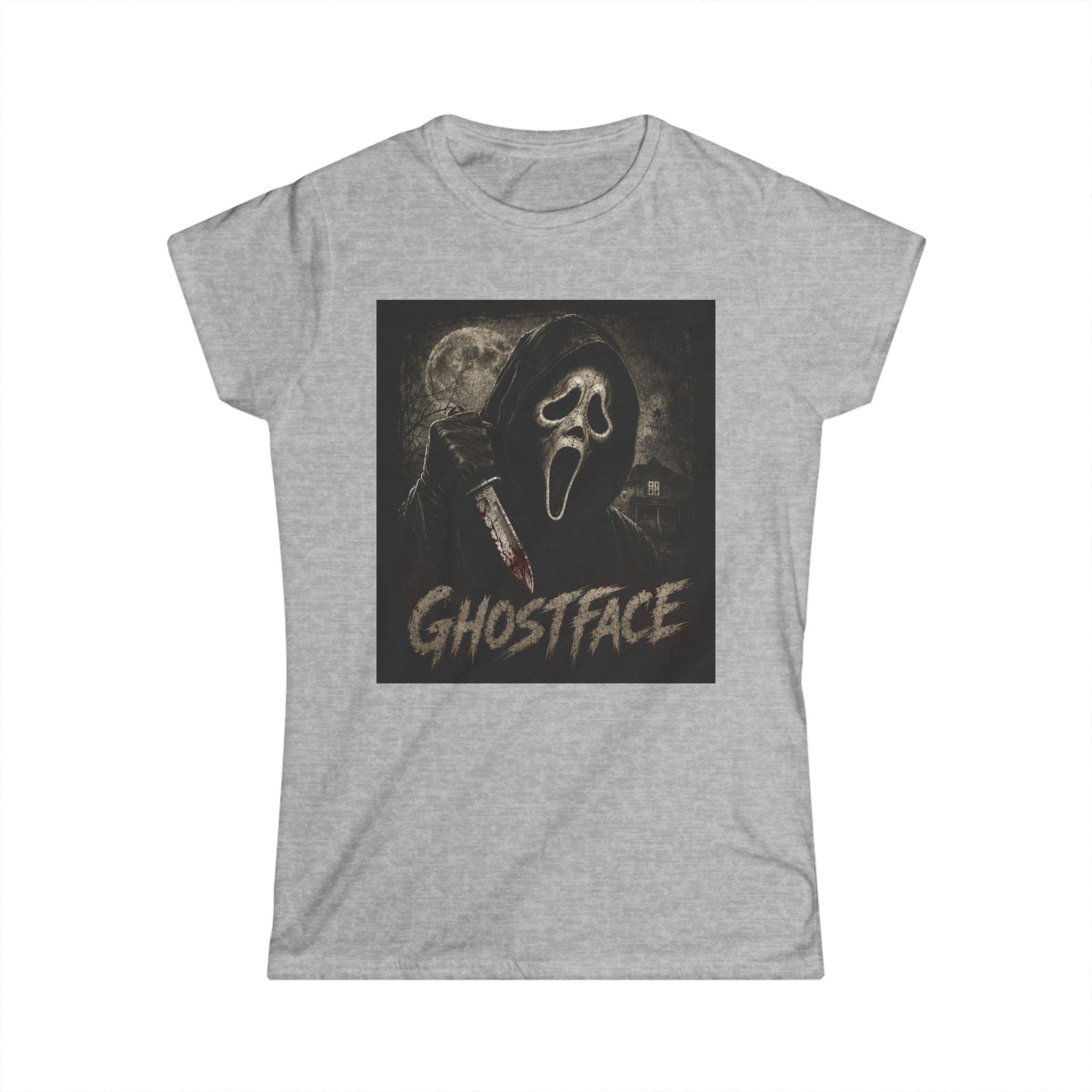 Ghostface Horror Tee — "What's Your Favorite Scary Movie?" Women's Shirt