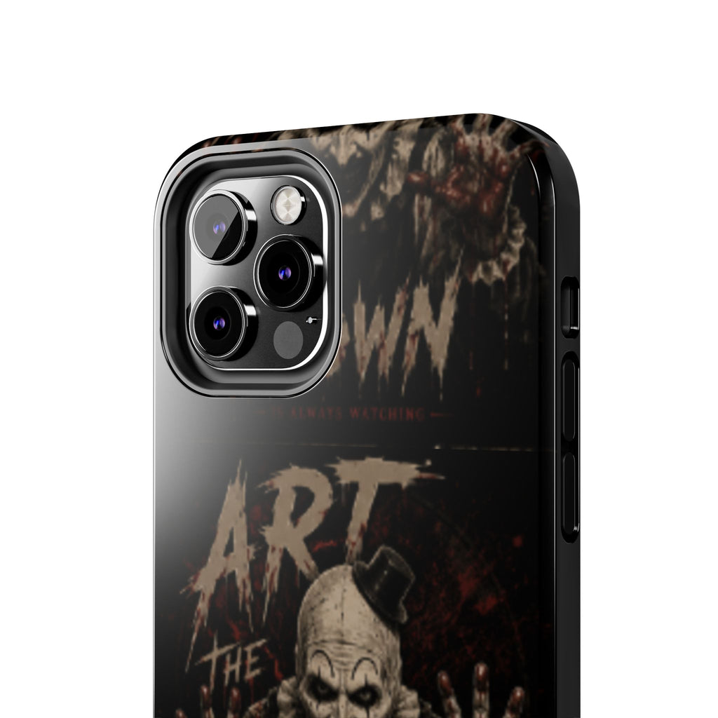 Horror Clown Tough Phone Case — 'Art the Clown' Scary Protective Cover