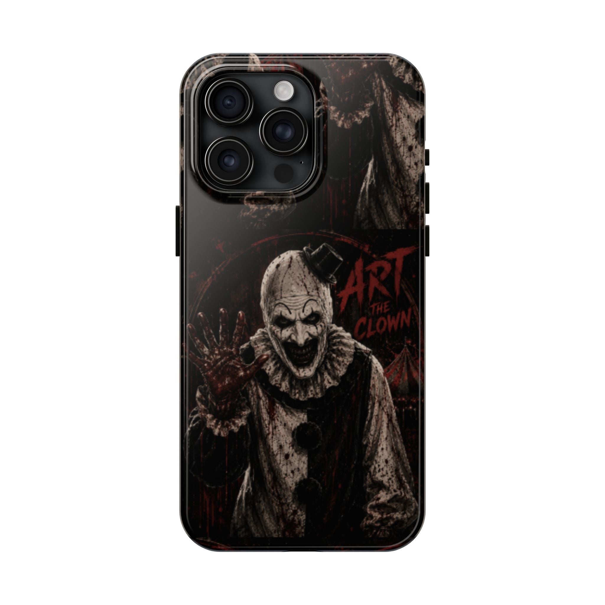 Horror Clown Tough Phone Case — 'Art the Clown' Scary Protective Cover