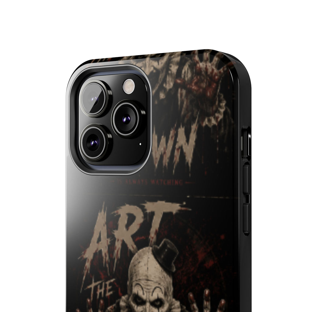 Horror Clown Tough Phone Case — 'Art the Clown' Scary Protective Cover
