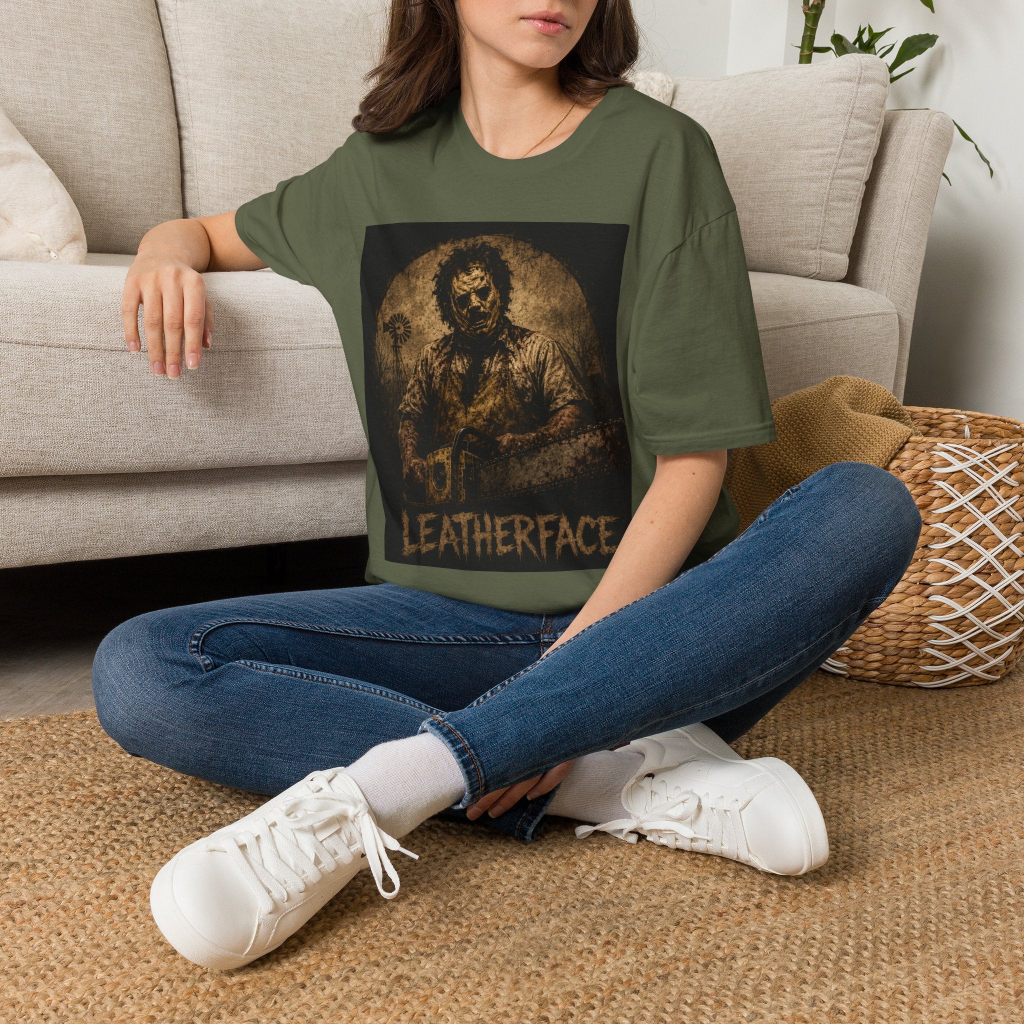 Leatherface Horror T-Shirt — Vintage Texas Chainsaw Graphic Tee