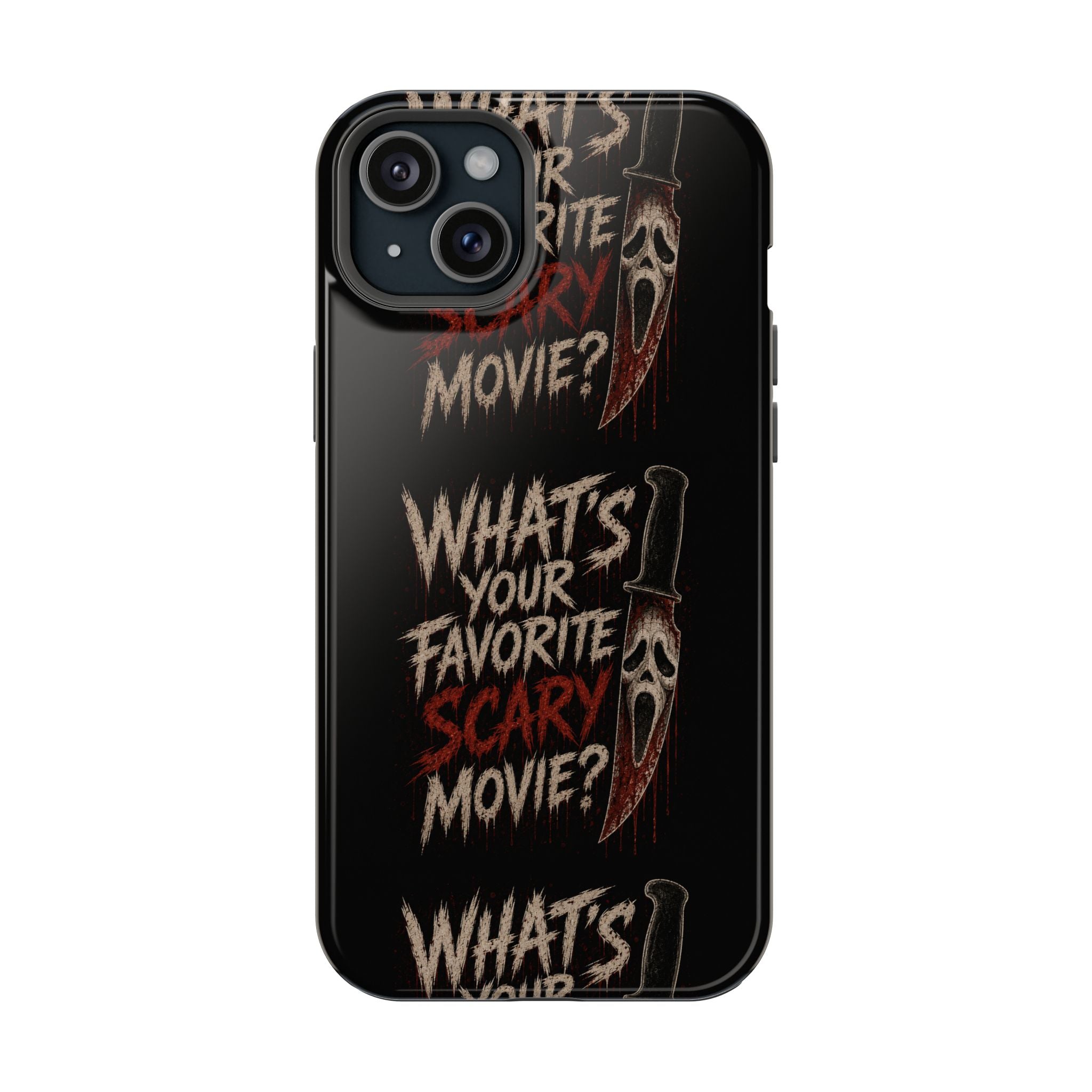 Scream 'What's Your Favorite Scary Movie?' Magnetic Impact Phone Case