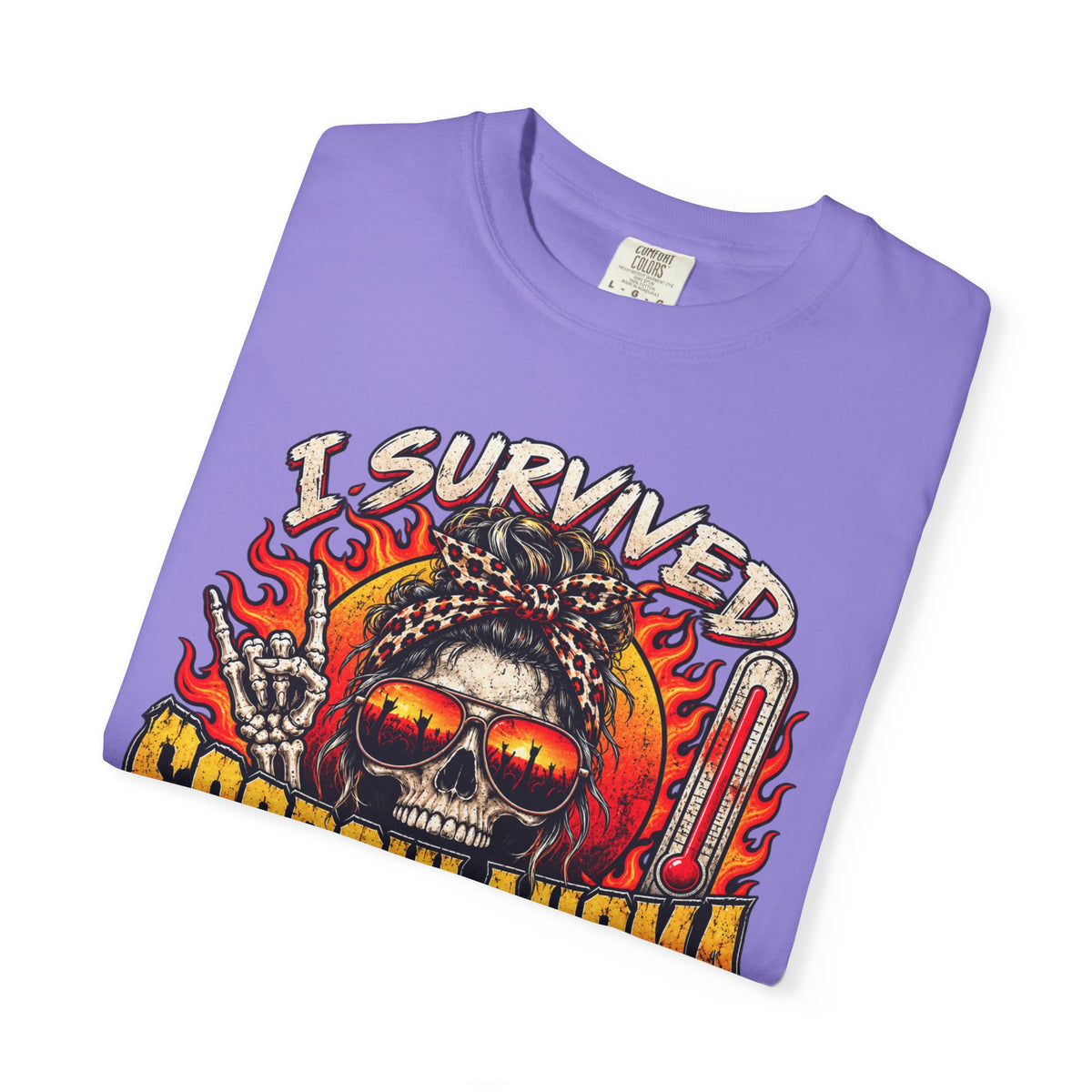 I Survived Scorchlahoma 2025 T-Shirt — Rock Festival Skull & Flames Souvenir