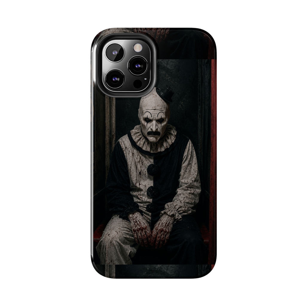 Horror Clown Tough Phone Case — Dark Creepy Circus Scary Protective Cover