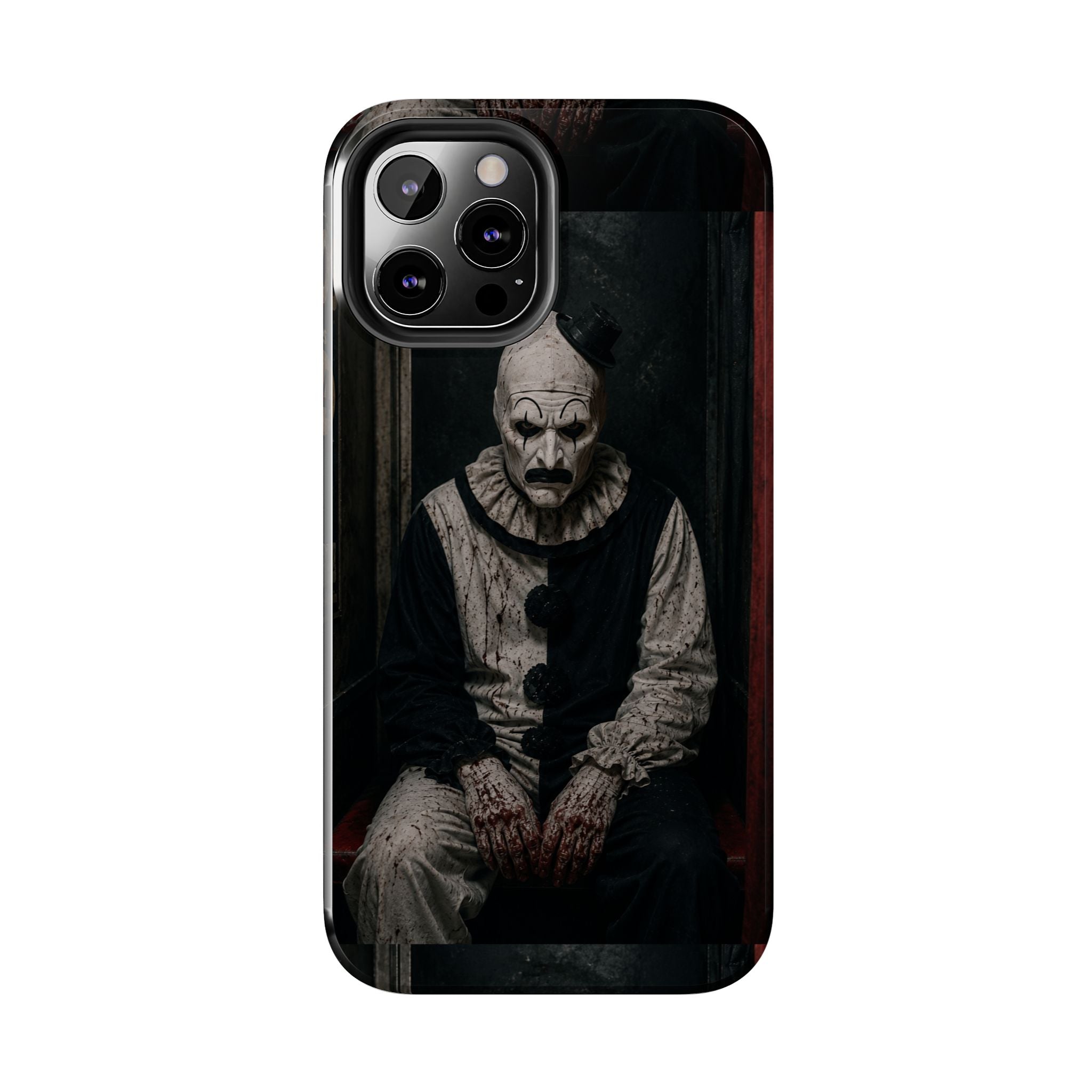 Horror Clown Tough Phone Case — Dark Creepy Circus Scary Protective Cover