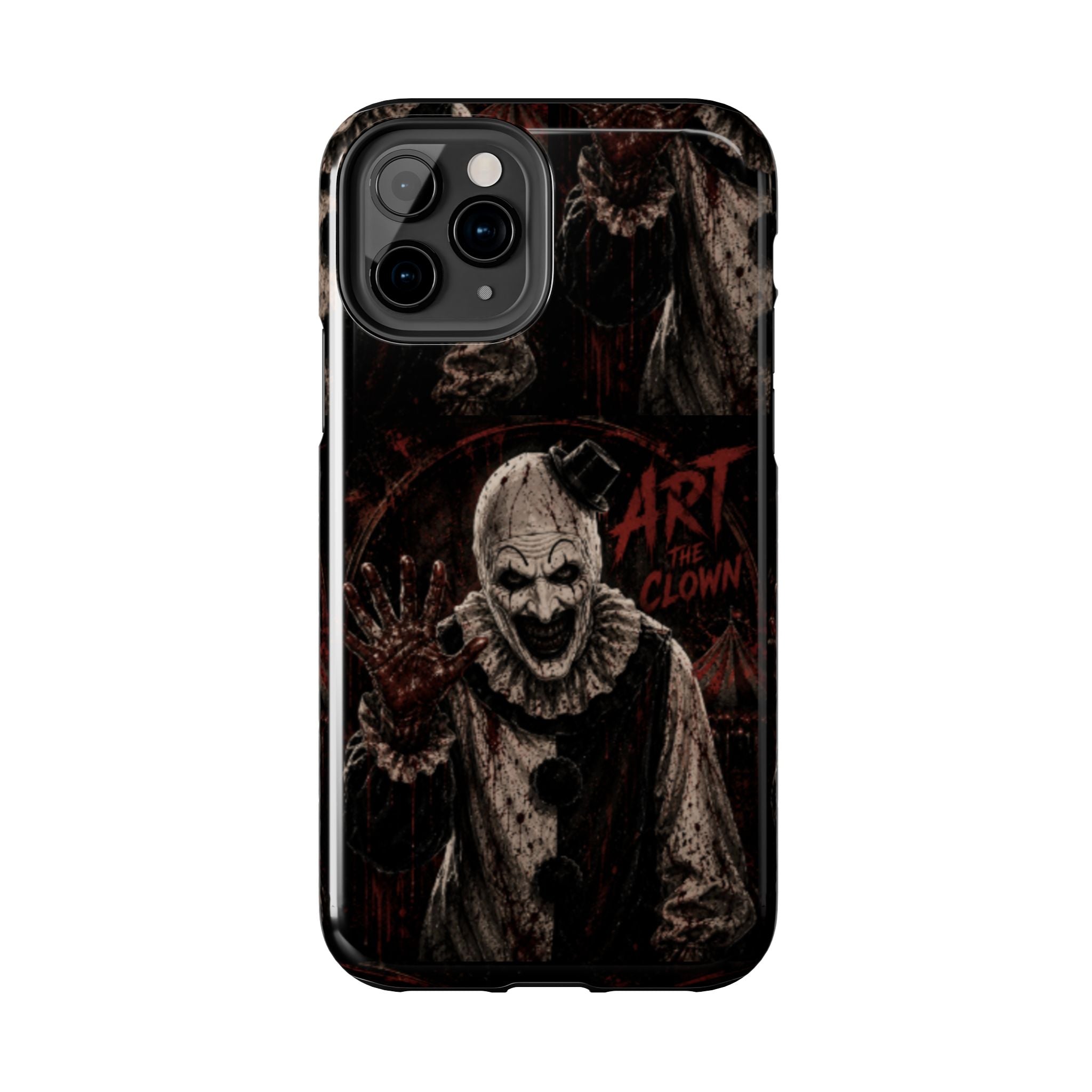 Horror Clown Tough Phone Case — 'Art the Clown' Scary Protective Cover