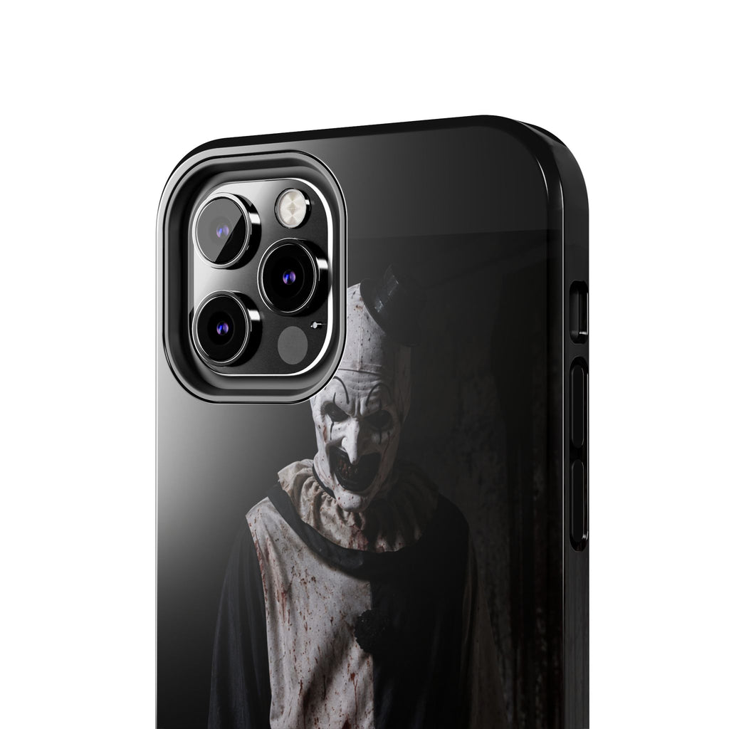 Horror Clown Tough Phone Case – Dark Scary Masked Killer Design for Halloween