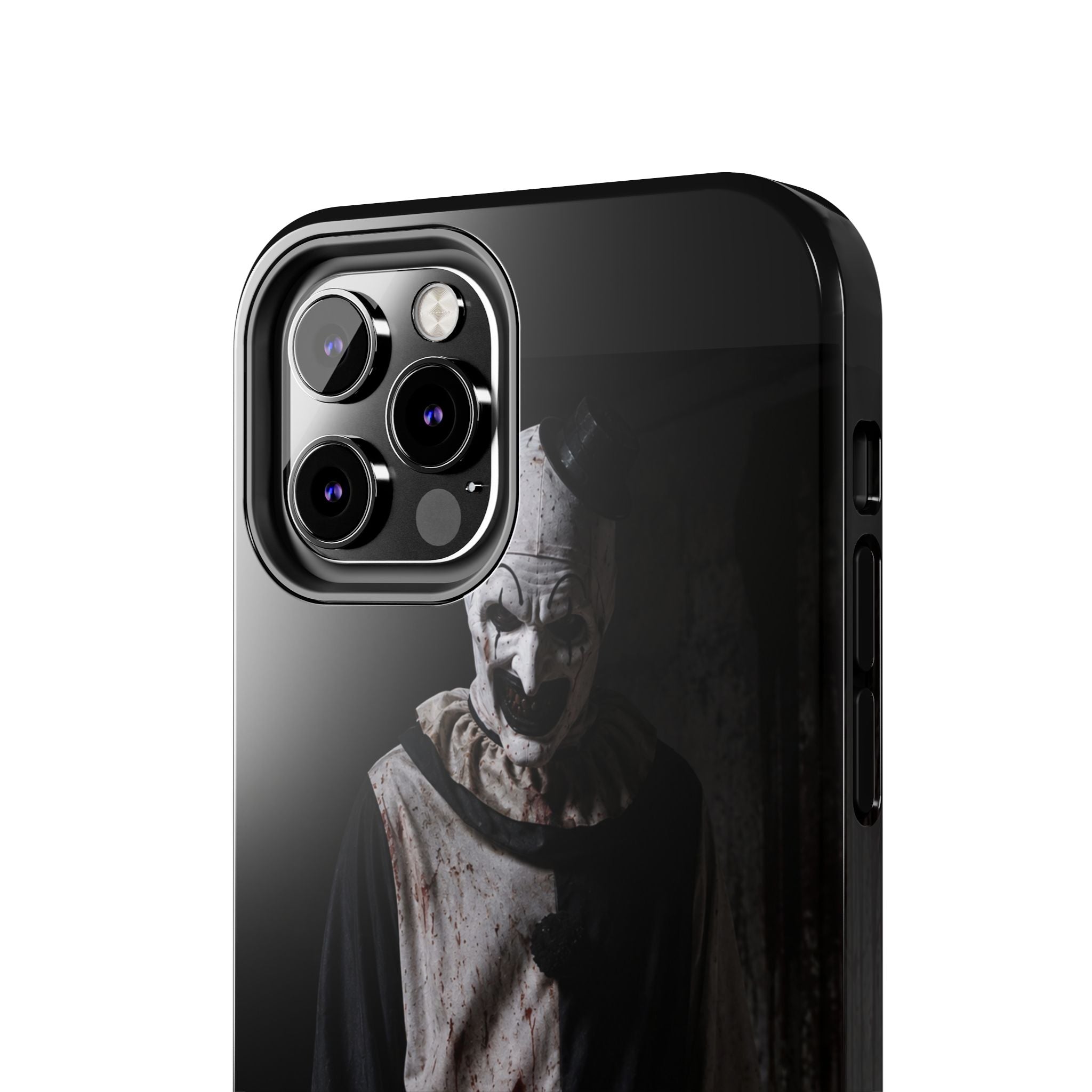 Horror Clown Tough Phone Case – Dark Scary Masked Killer Design for Halloween
