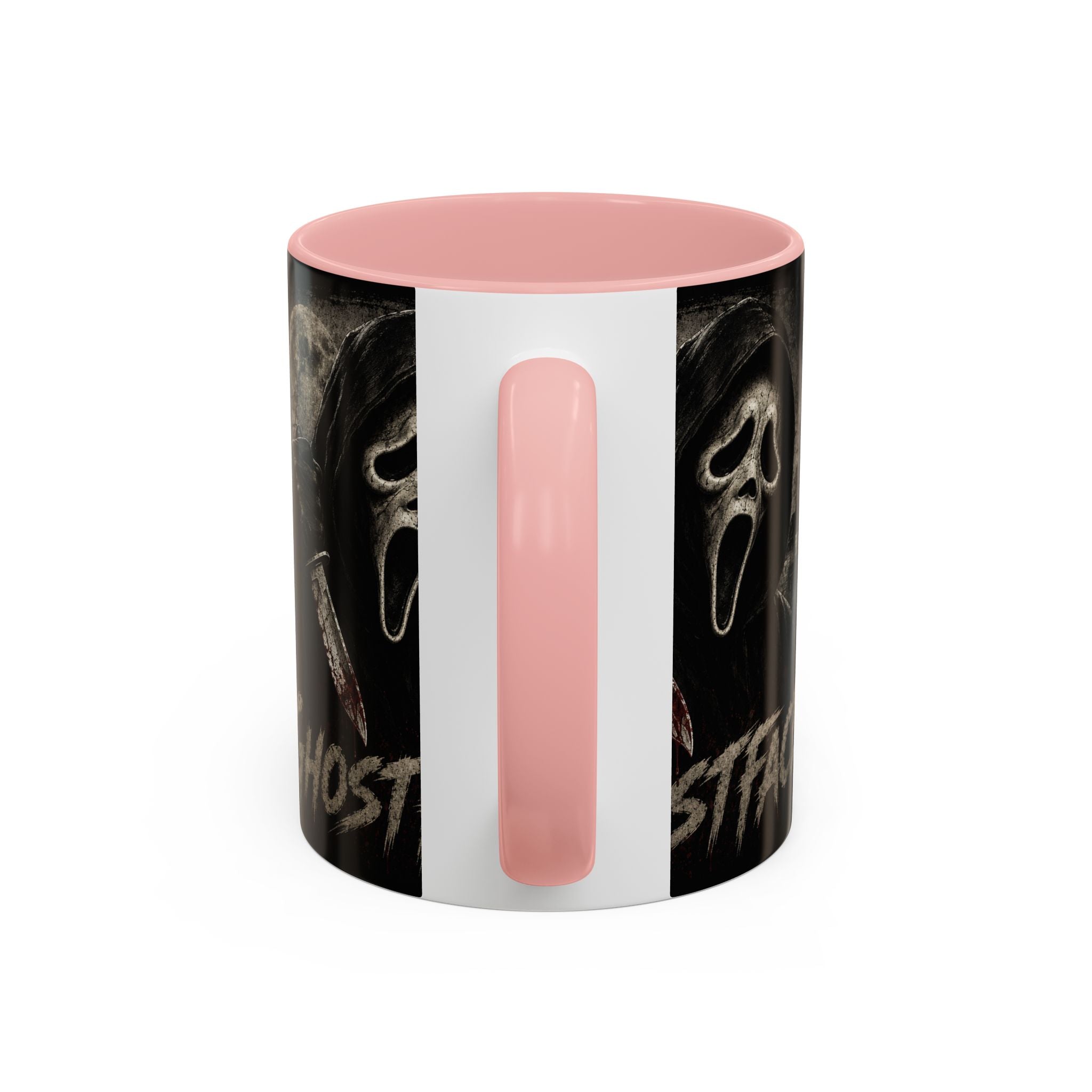 Ghostface Horror Coffee Mug – Halloween Killer Mask Design (11/15 oz)