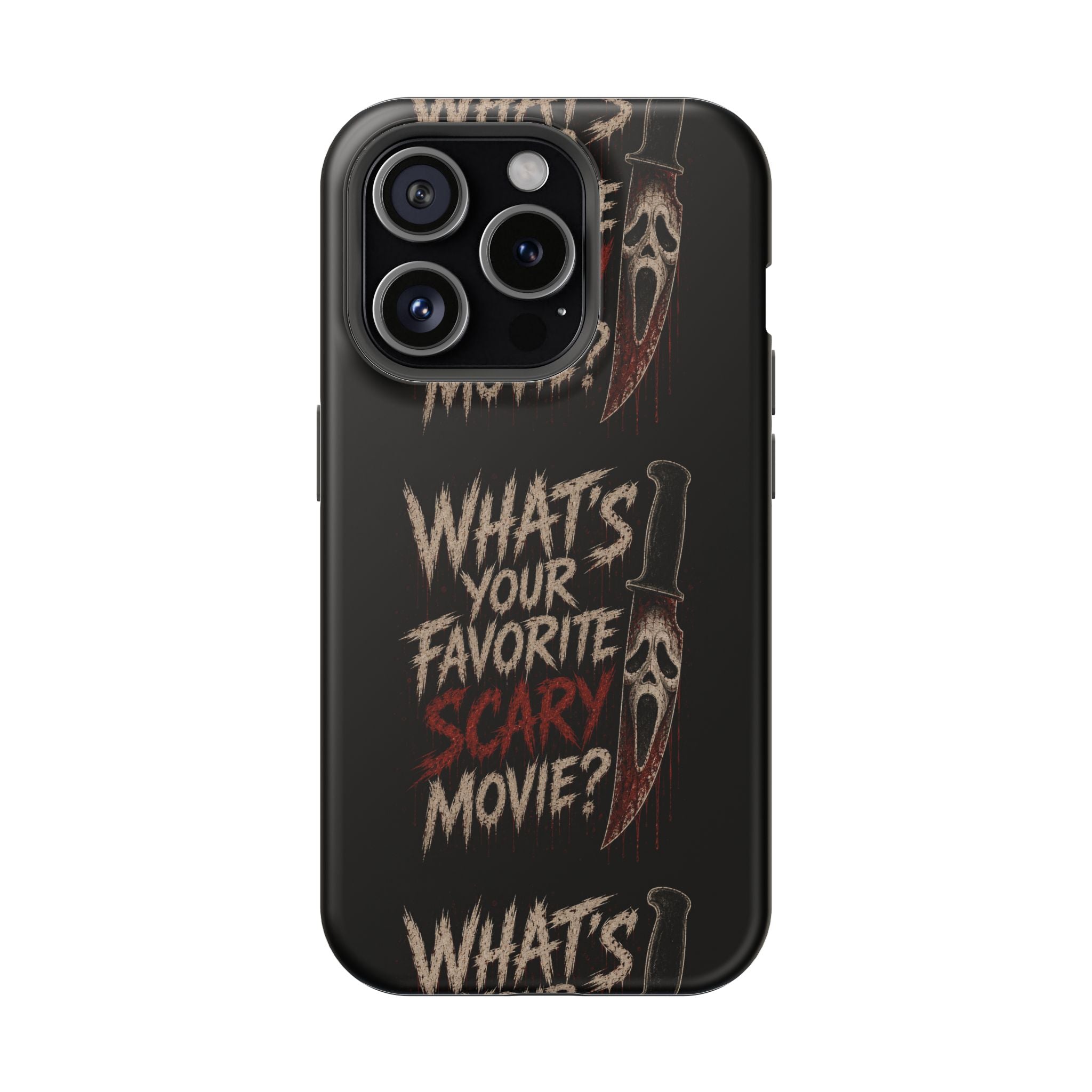Scream 'What's Your Favorite Scary Movie?' Magnetic Impact Phone Case