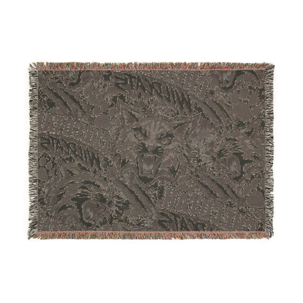 Wildcats Woven Throw Blanket – Mascot Logo Team Spirit
