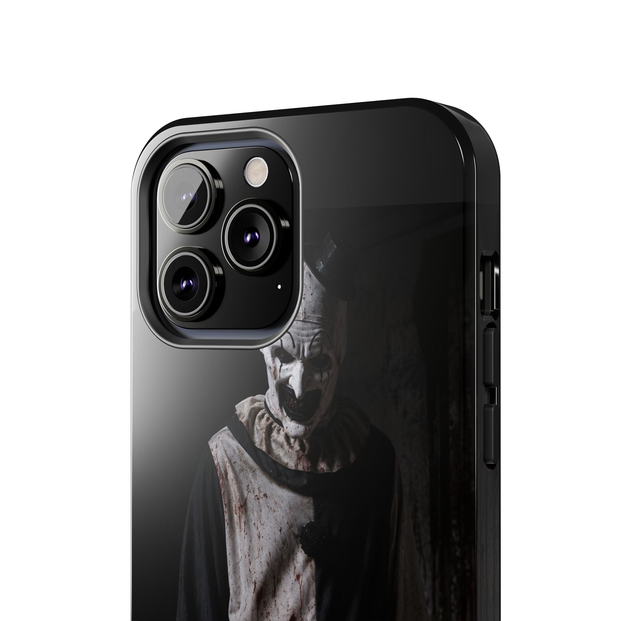 Horror Clown Tough Phone Case – Dark Scary Masked Killer Design for Halloween
