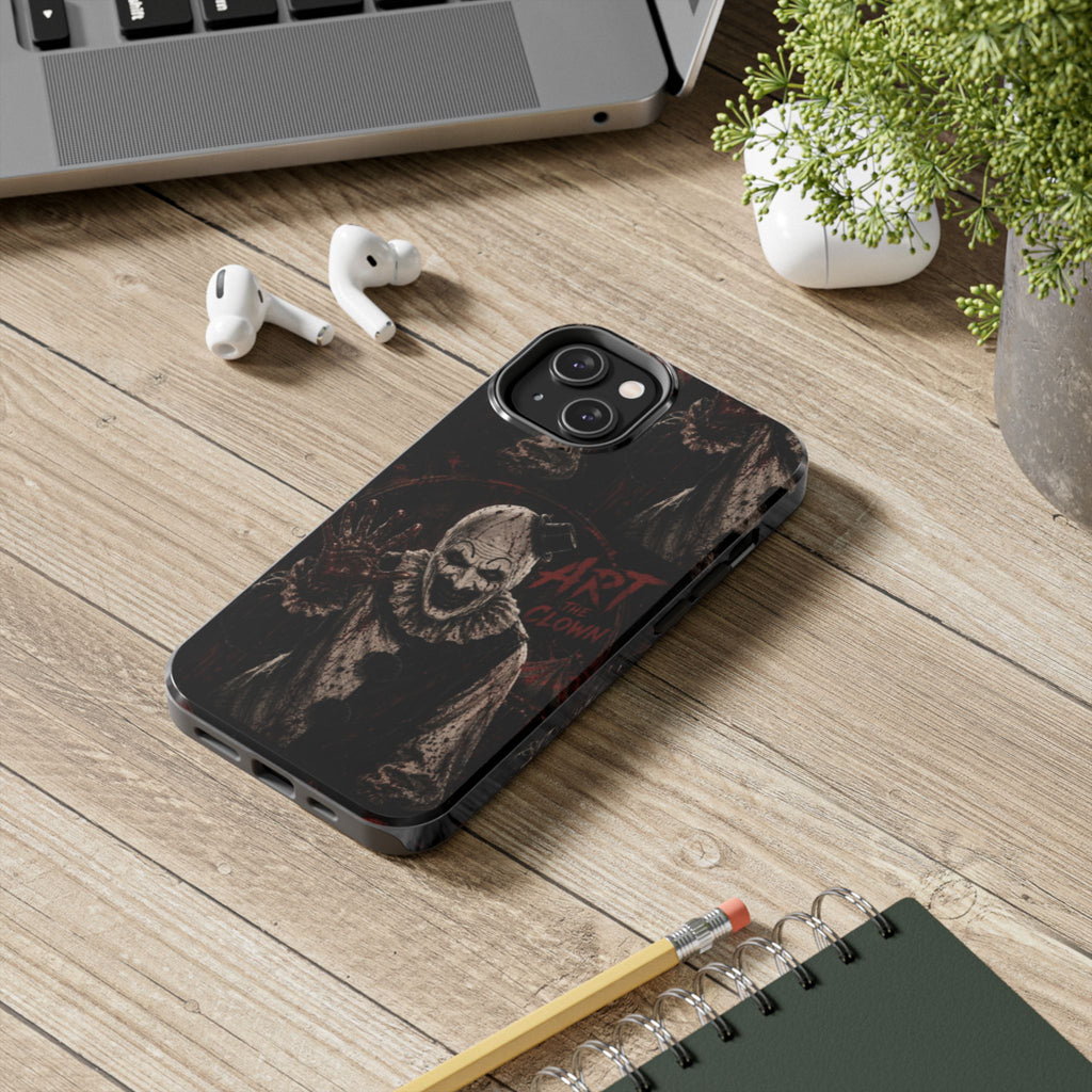 Horror Clown Tough Phone Case — 'Art the Clown' Scary Protective Cover