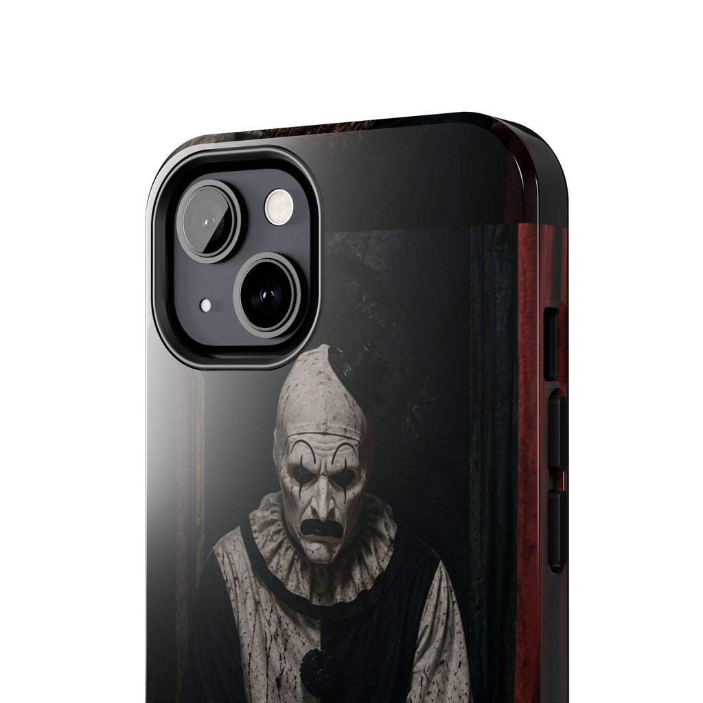 Horror Clown Tough Phone Case — Dark Creepy Circus Scary Protective Cover