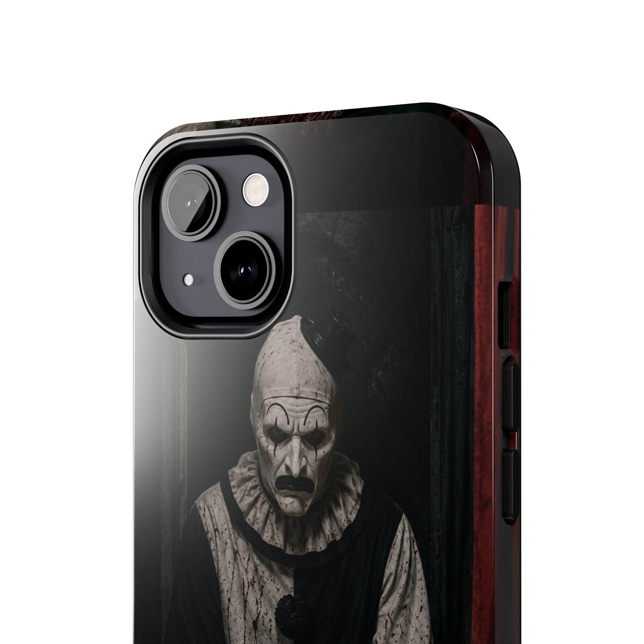 Horror Clown Tough Phone Case — Dark Creepy Circus Scary Protective Cover